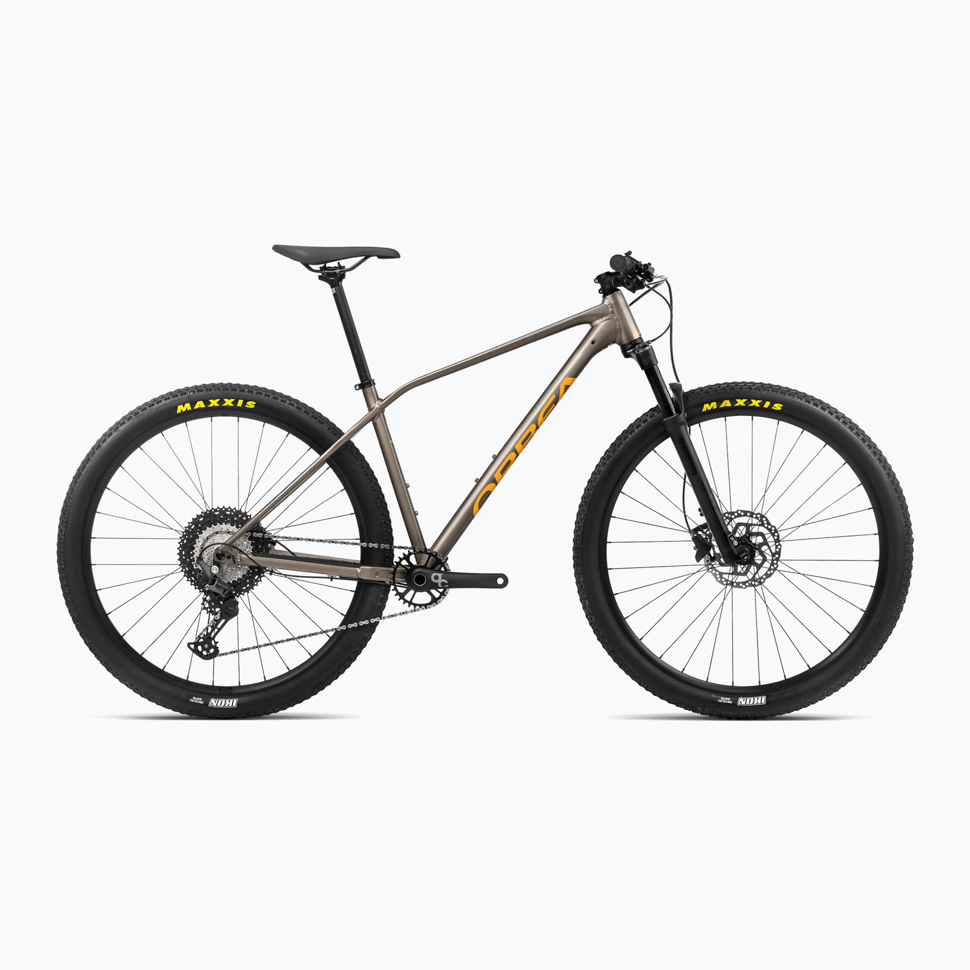 Orbea Alma H30 2024 taupe brown/mango mountain bike (S) (Alma H30 R21219N7)