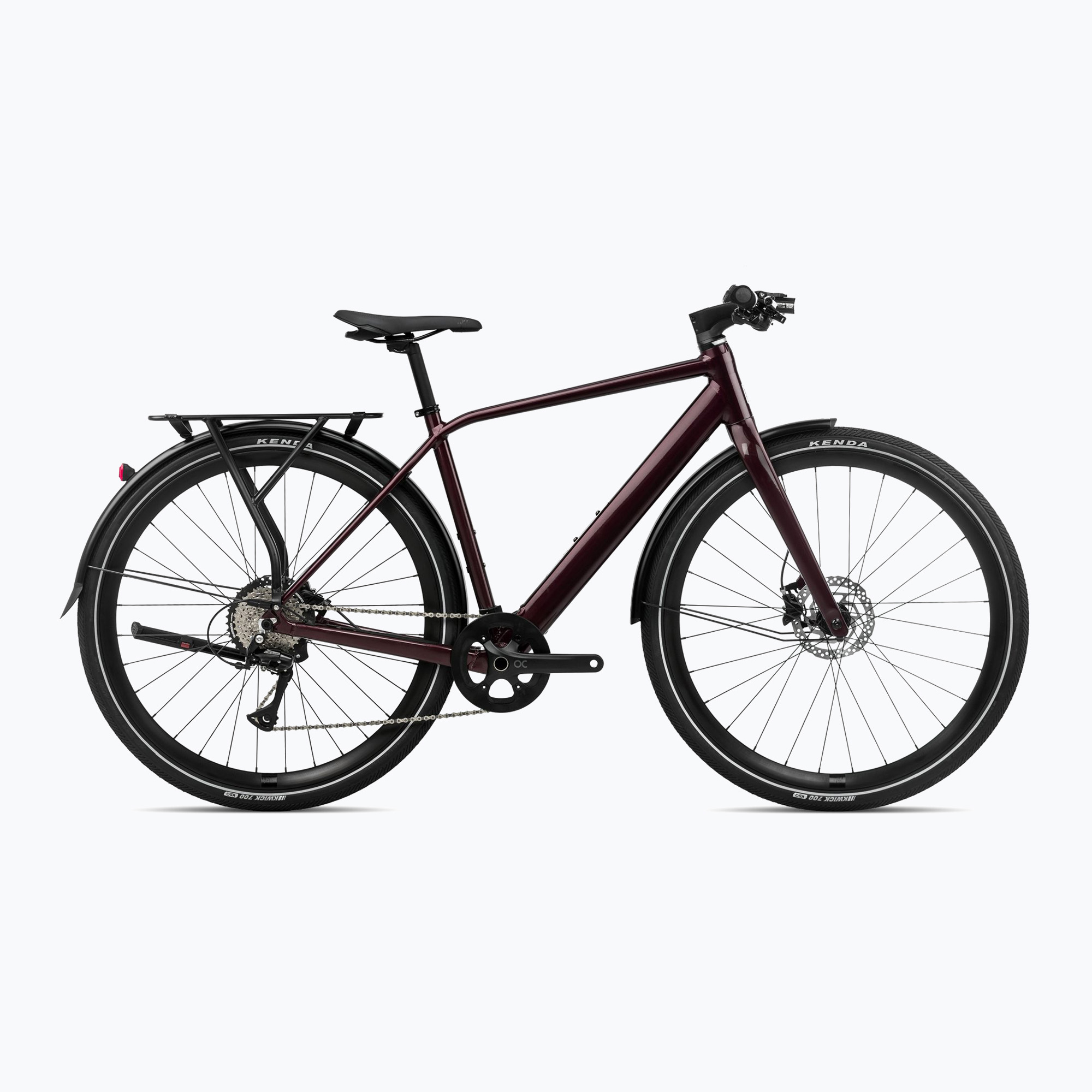 Orbea Vibe H30 EQ 36V 6.9Ah 248Wh 2024 rosso bordeaux metallizzato bicicletta elettrica (M) (Vibe H30 EQ R30249W3)