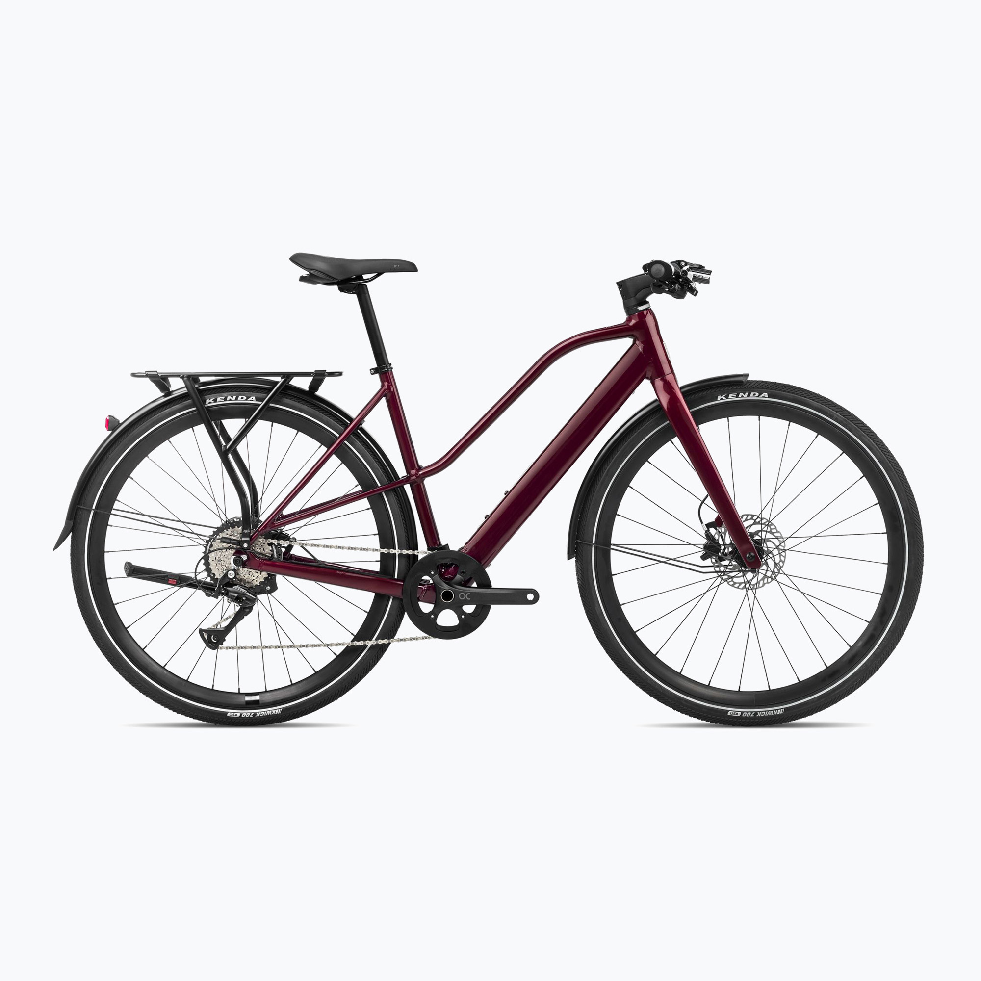 Orbea Vibe Mid H30 EQ 36V 6.9Ah 248Wh 2024 rosso bordeaux metallizzato bici elettrica (M) (Vibe Mid H30 EQ R30646W3)