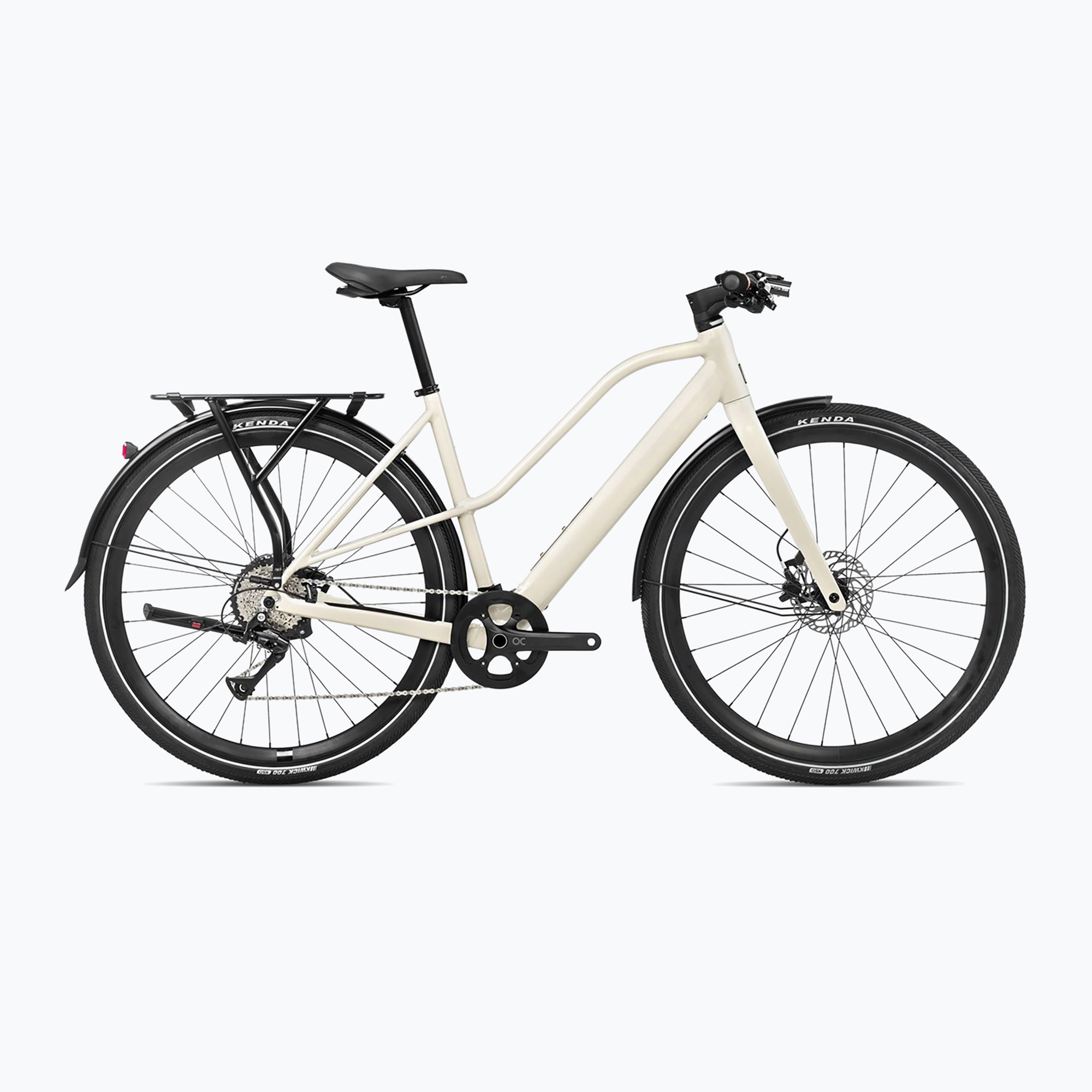 Bicicletta elettrica Orbea Vibe Mid H30 EQ 36V 6.9Ah 248Wh 2024 bianco avorio (M) (Vibe Mid H30 EQ R30649W1)