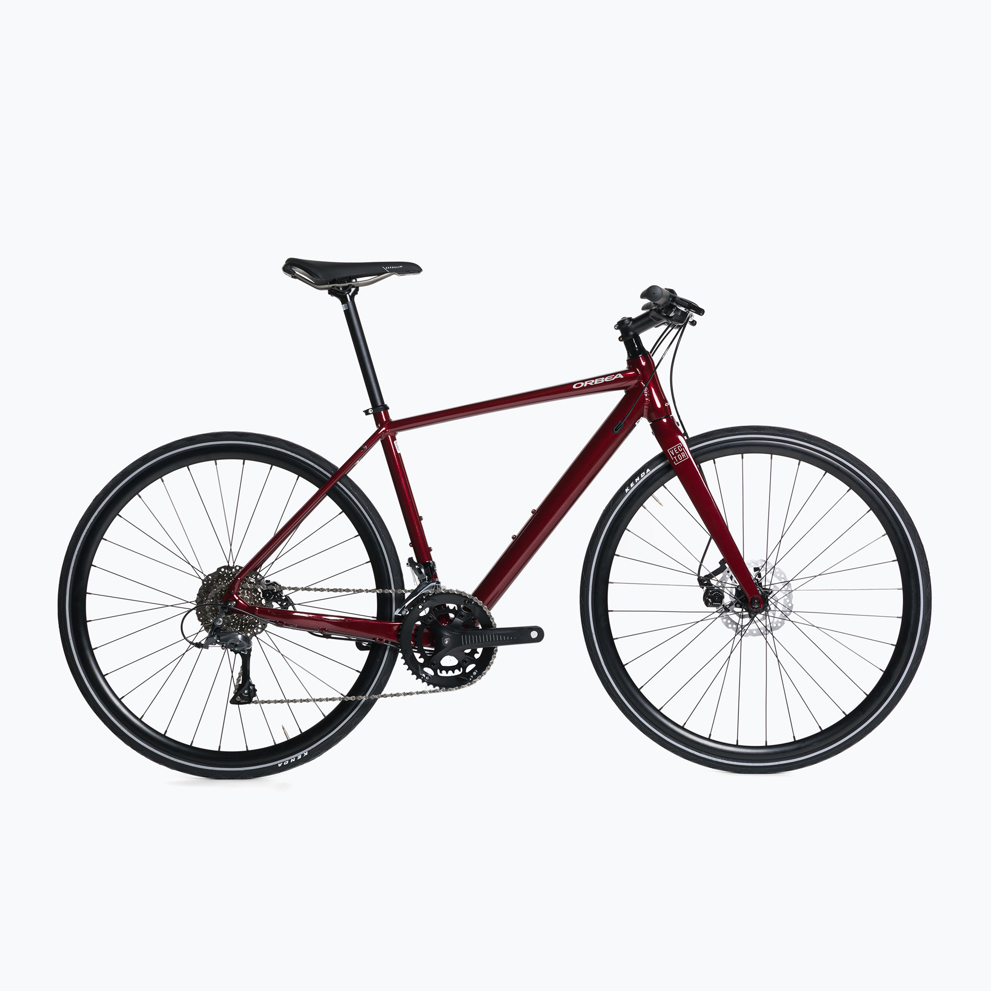 Orbea Vector 30 2022 city bike rosso scuro opaco