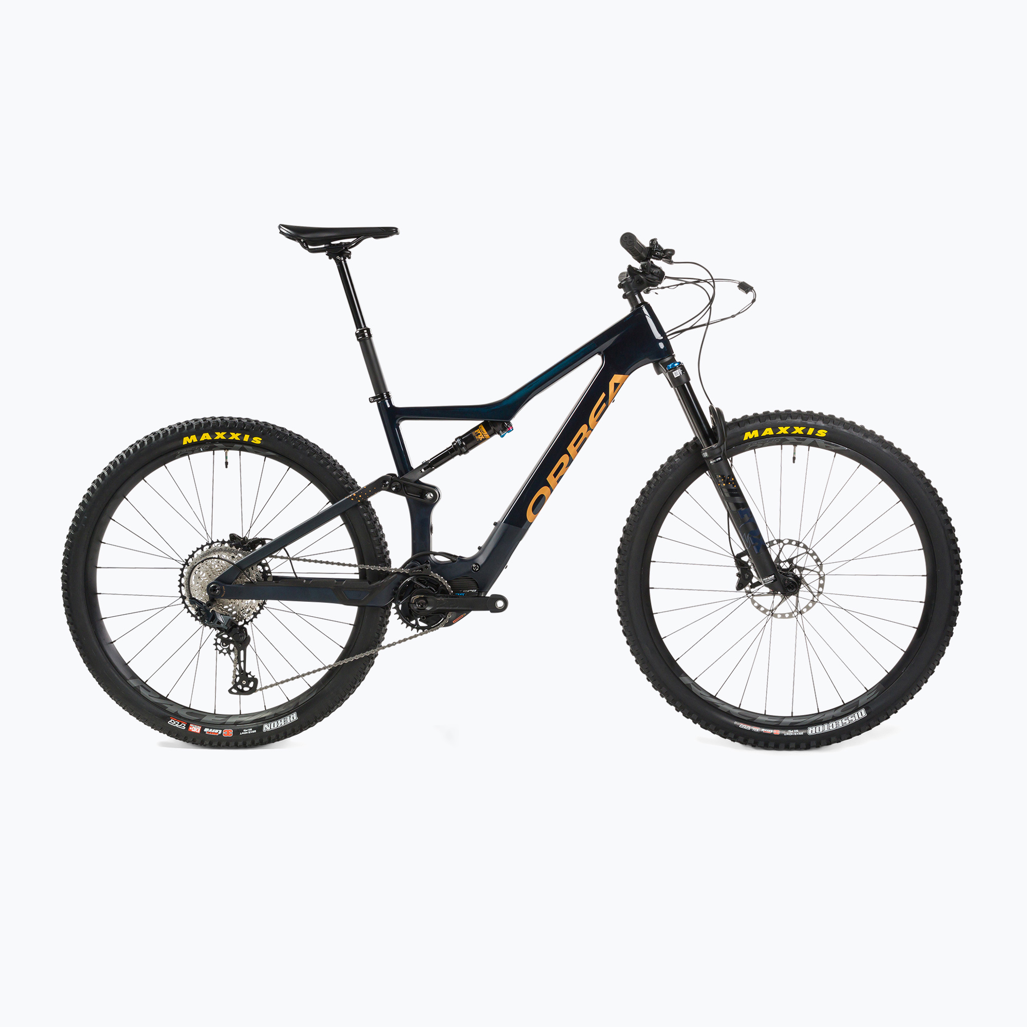Bicicletta elettrica Orbea Rise M20 2022 blu/oro (XL) (Rise M20 M36020YX)