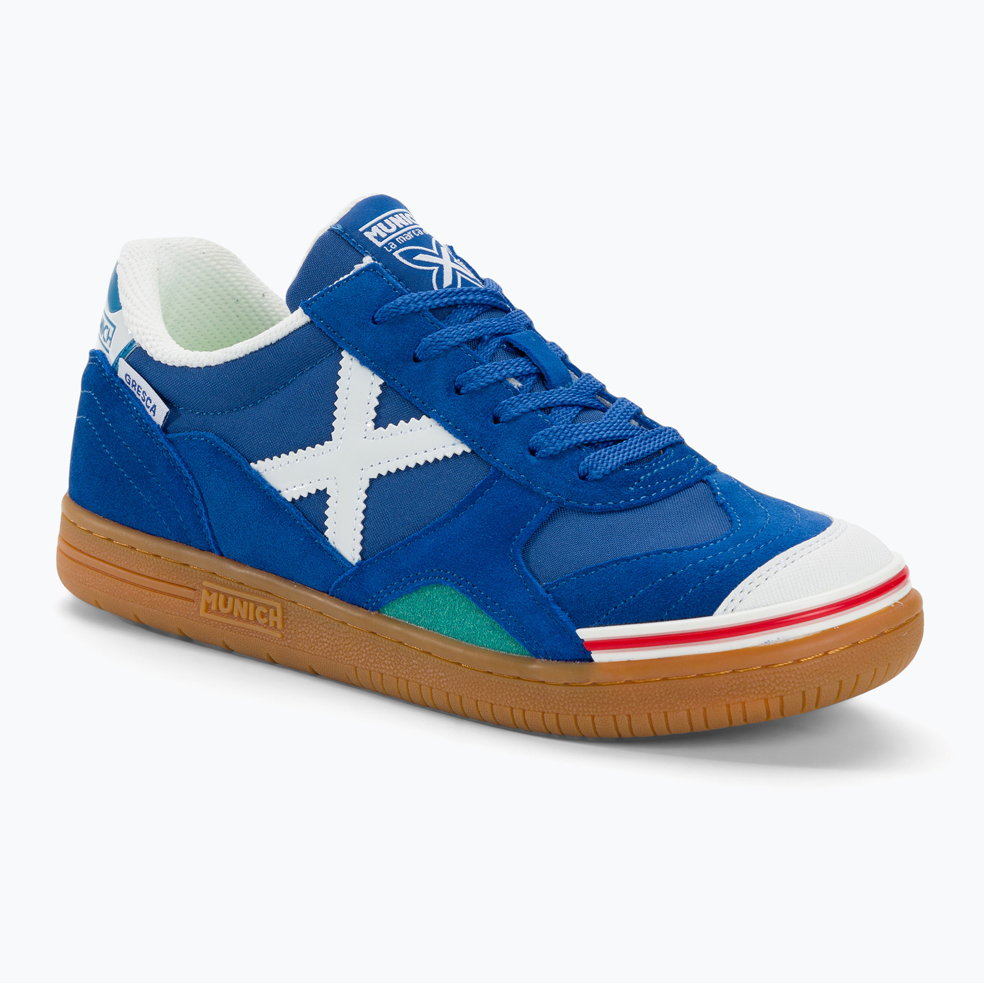 Scarpe da calcio MUNICH Gresca blu navy (44 EU) (Gresca 3000605)