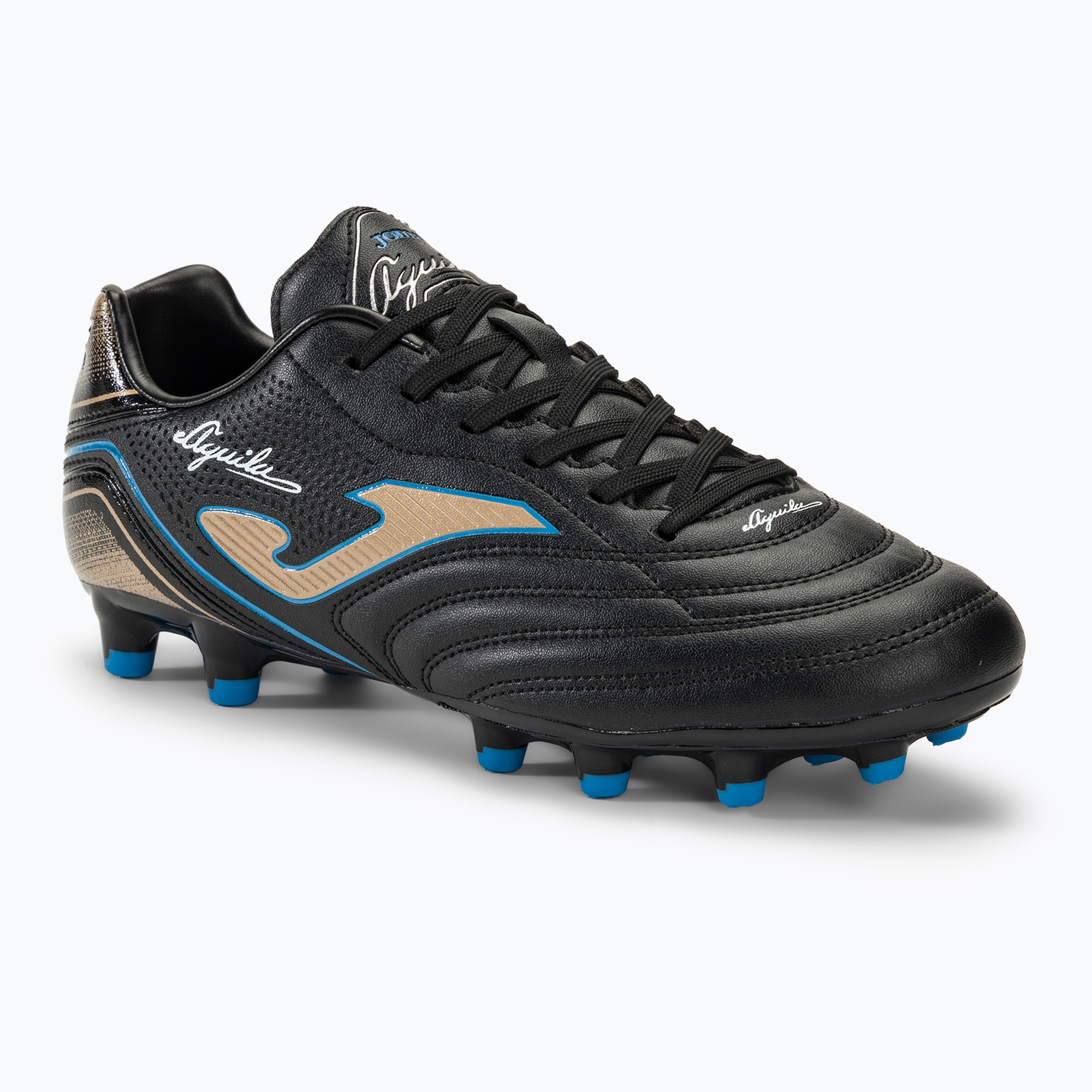 Scarpe da calcio Joma Aguila FG da uomo nero/oro