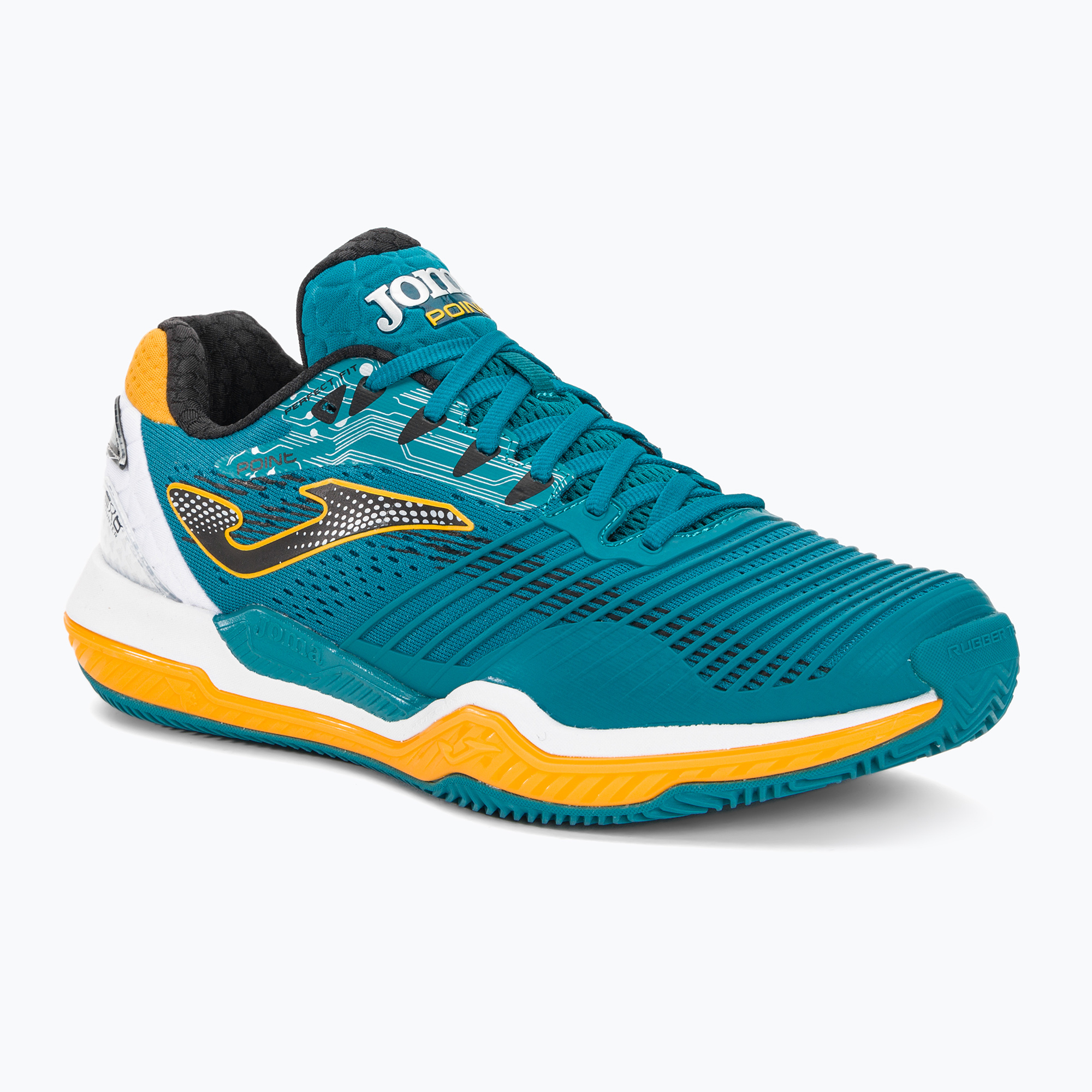Scarpe da tennis da uomo Joma Point P petrolio/arancio zafferano (45 EU) (Point P TPOINS2317P)