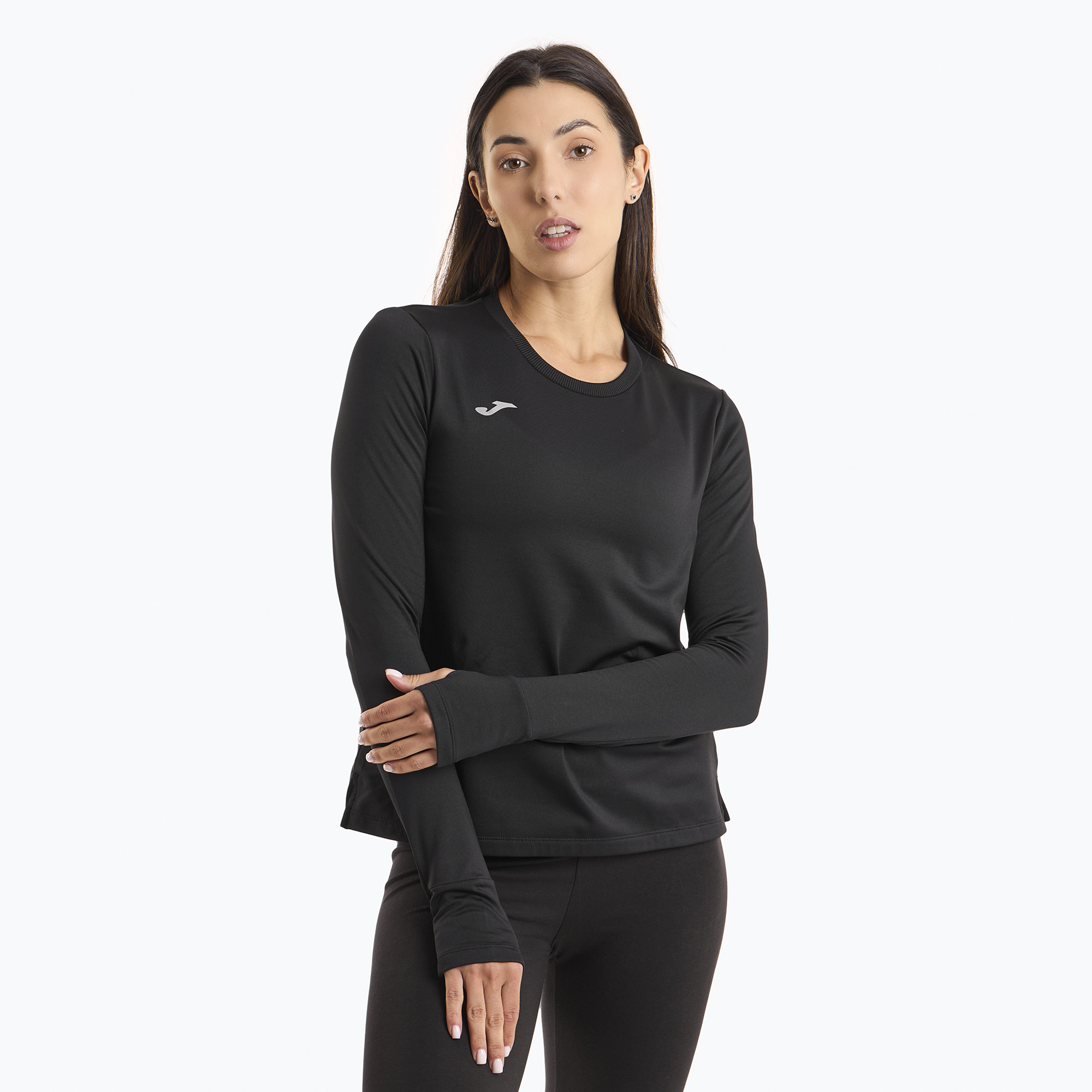 Felpa running donna Joma R-Nature nero (M) (R-Nature 901822)