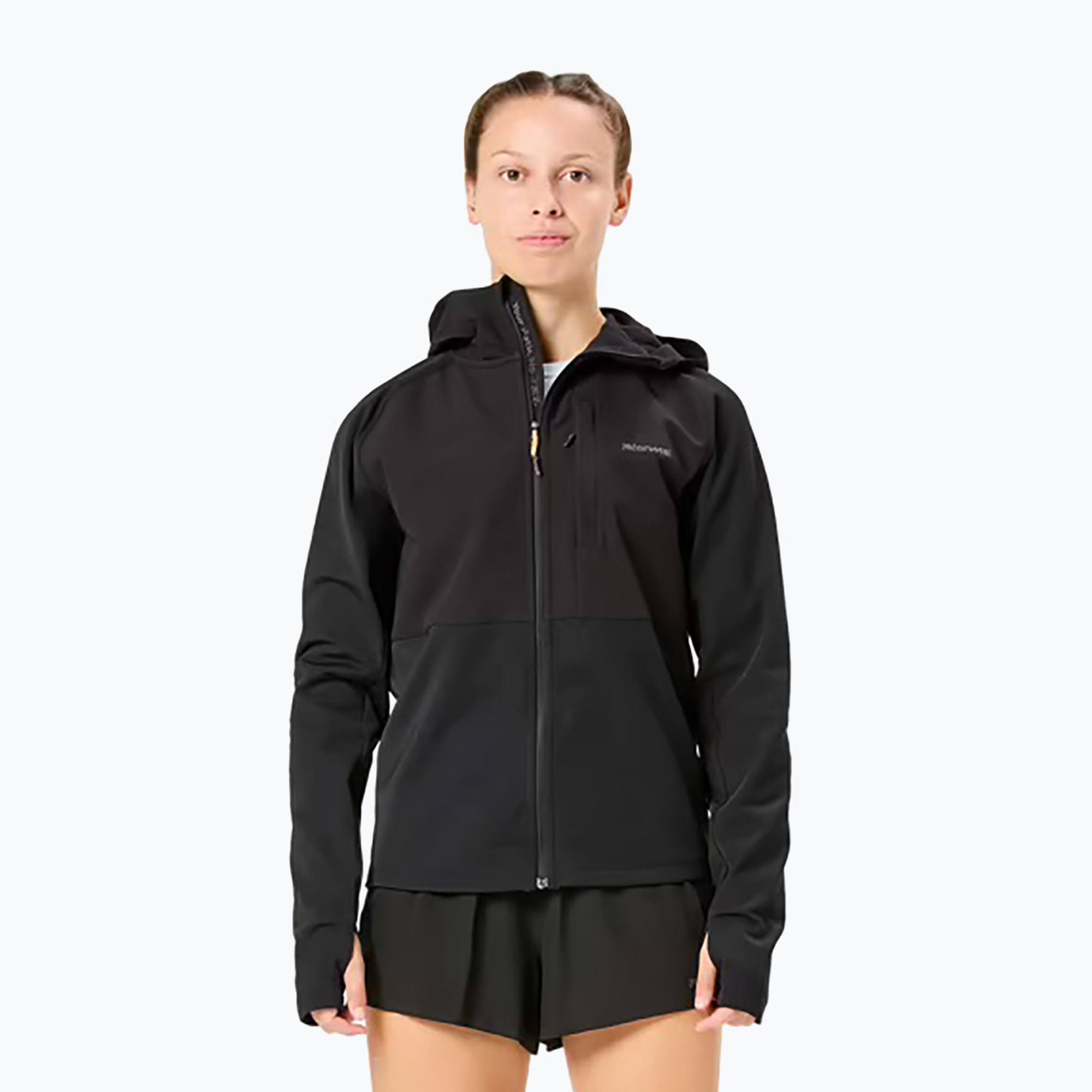 Giacca da corsa da donna NNormal Active Warm svart/nero (L) (Active Warm N2CWAJ1-001)