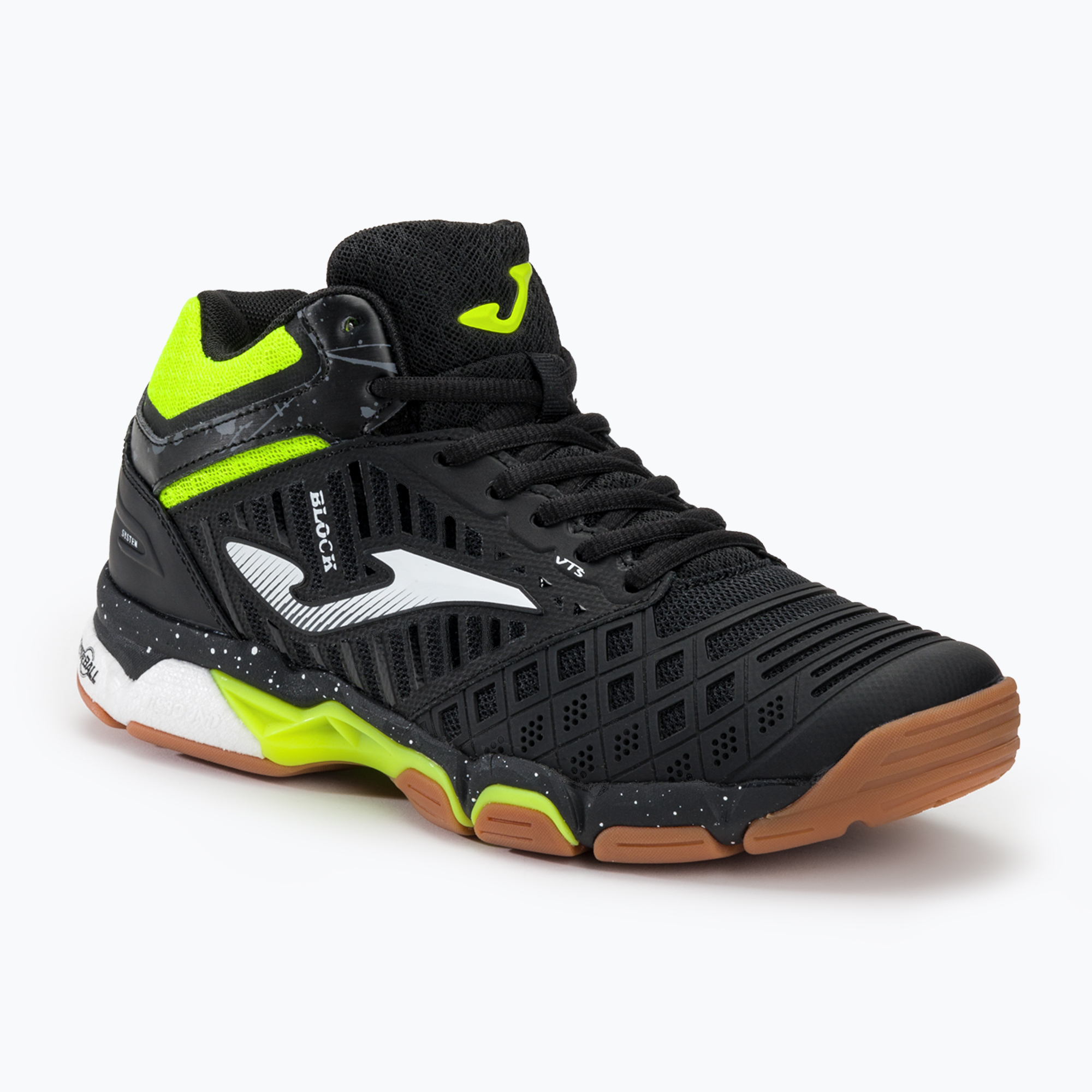 Scarpe da pallavolo da uomo Joma V.Blok nero/limone fluoro (47 EU) (V.Blok VBLOKS2401)