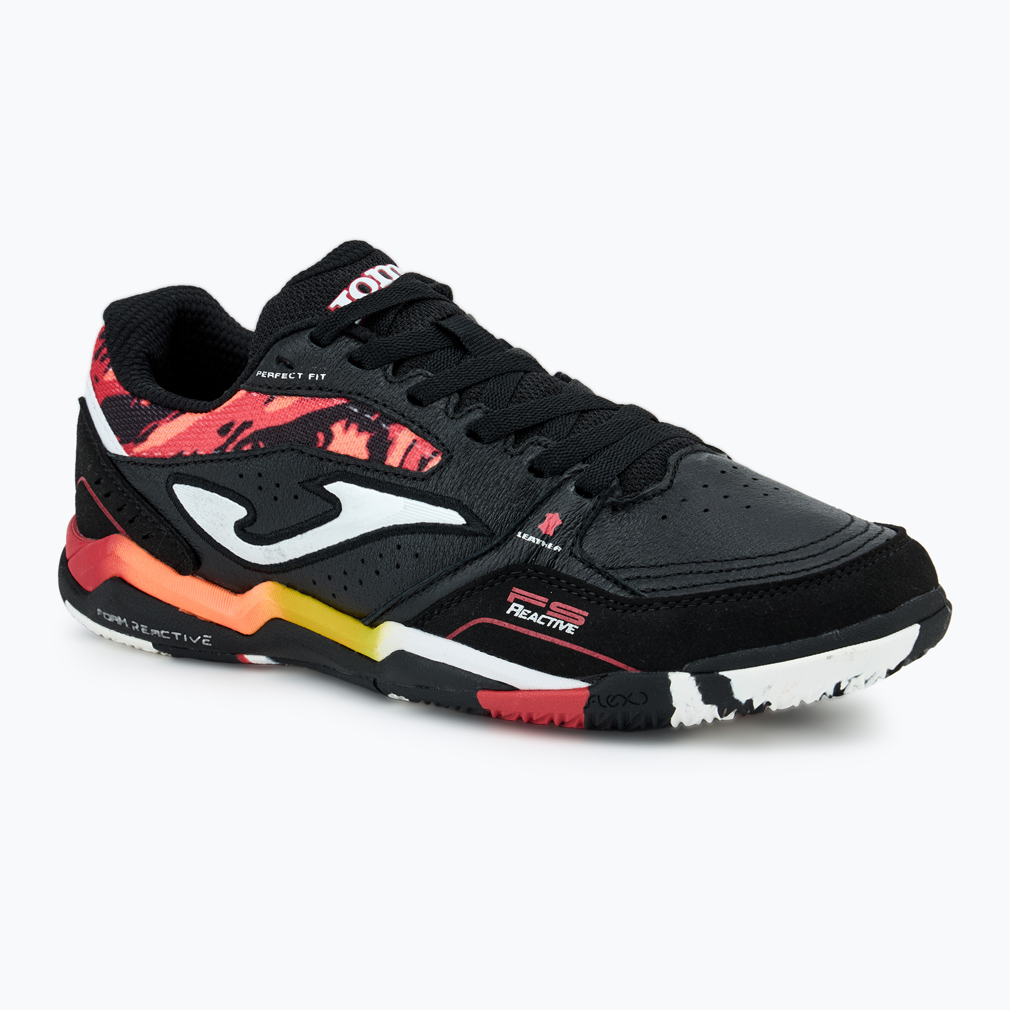 Scarpe da calcio da uomo Joma FS Reactive IN nero/rosso (42 EU) (Reactive IN FSW2401IN)