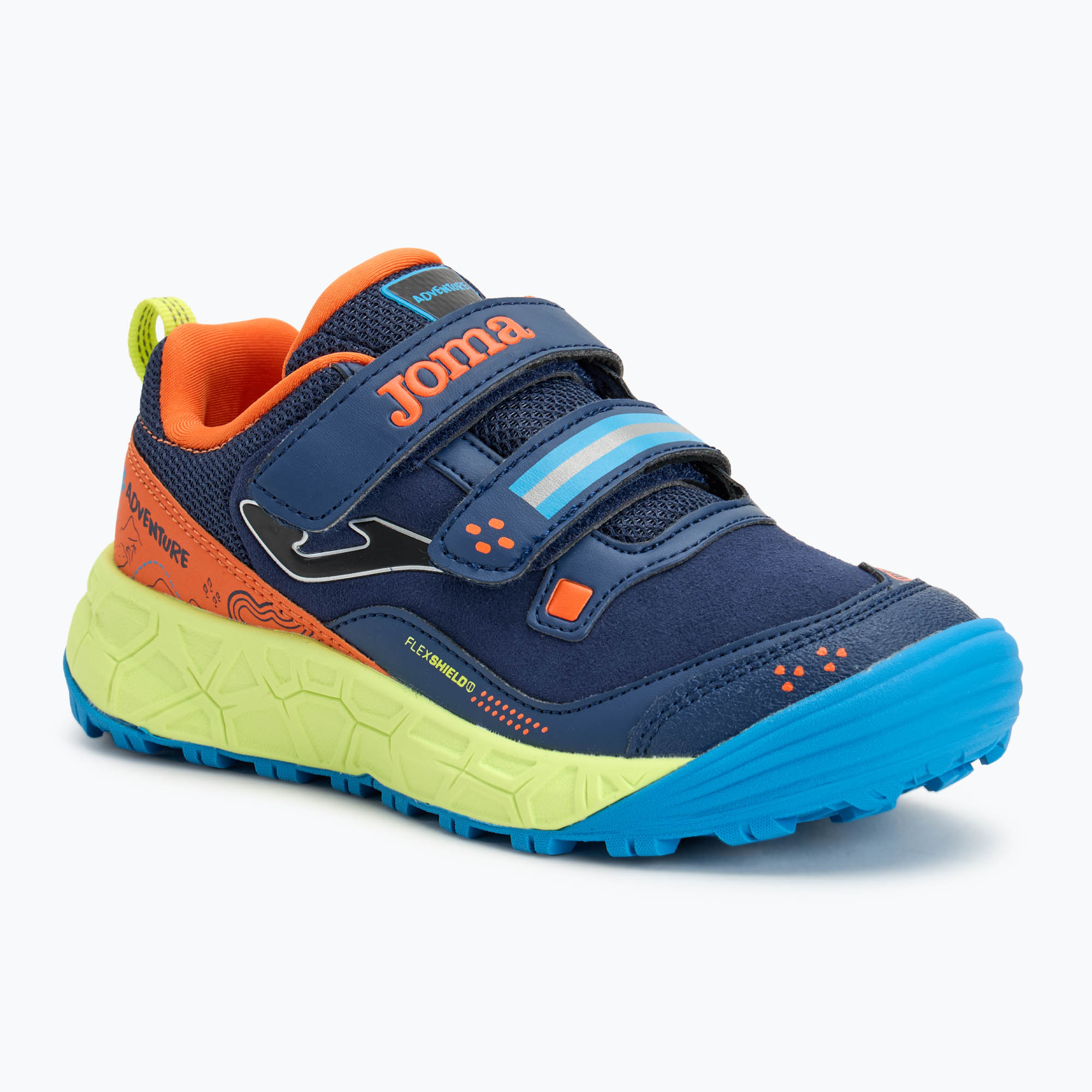Scarpe da corsa Joma Adventure per bambini, blu/arancio (34 EU) (Adventure JADVW2403V)