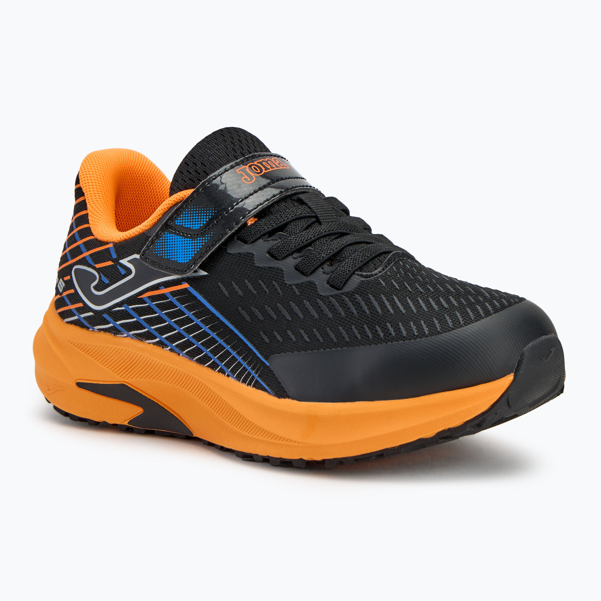 Scarpe da corsa Joma Super Cross per bambini, nero/arancio (28 EU) (Super Cross JCROSW2401V)