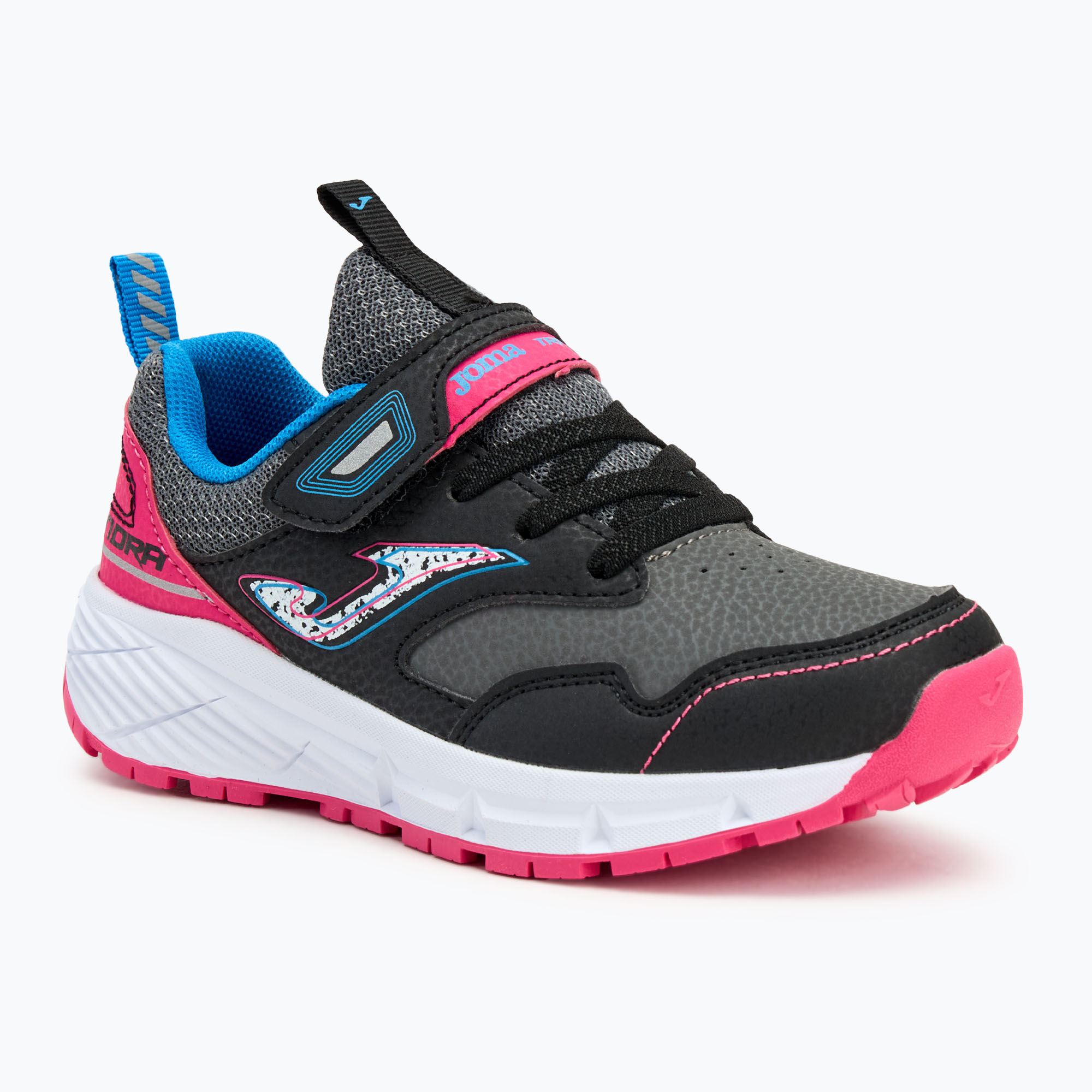 Scarpe da corsa per bambini Joma Tundra nero/arancio zafferano