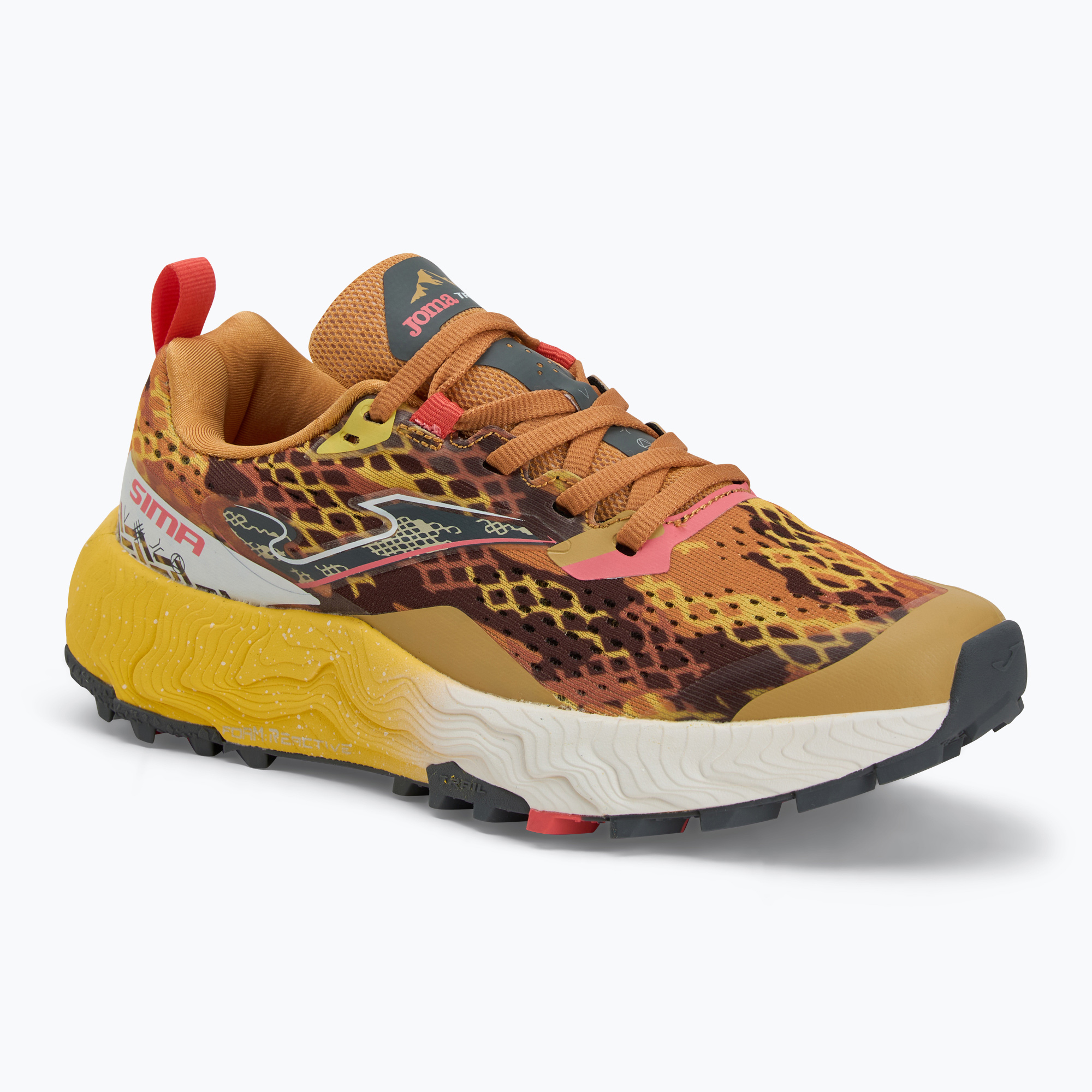 Scarpe da corsa Joma Sima senape da donna