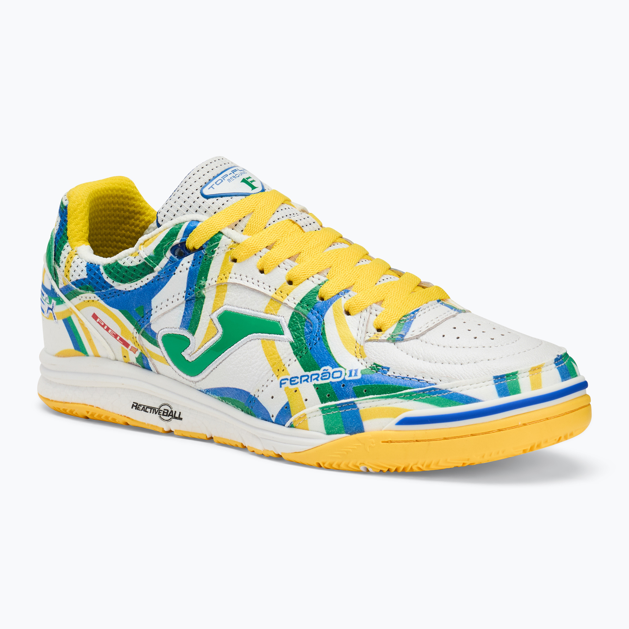 Scarpe da calcio da uomo Joma Top Flex IN bianco/verde (43 EU) (Top Flex IN TORW2442IN)