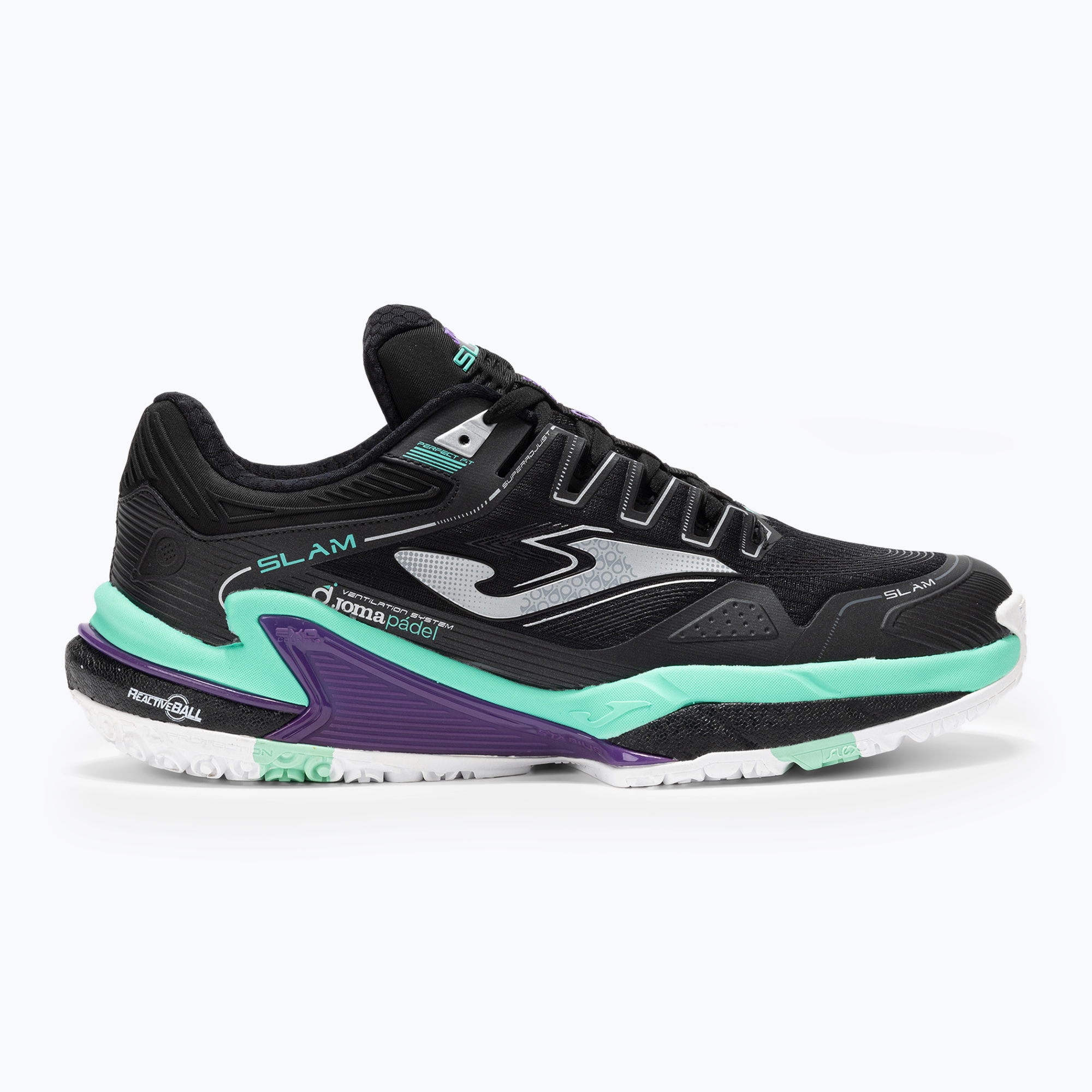 Scarpe da paddle da uomo Joma Slam OM nero (41 EU) (Slam OM TSLAMS2501OM)