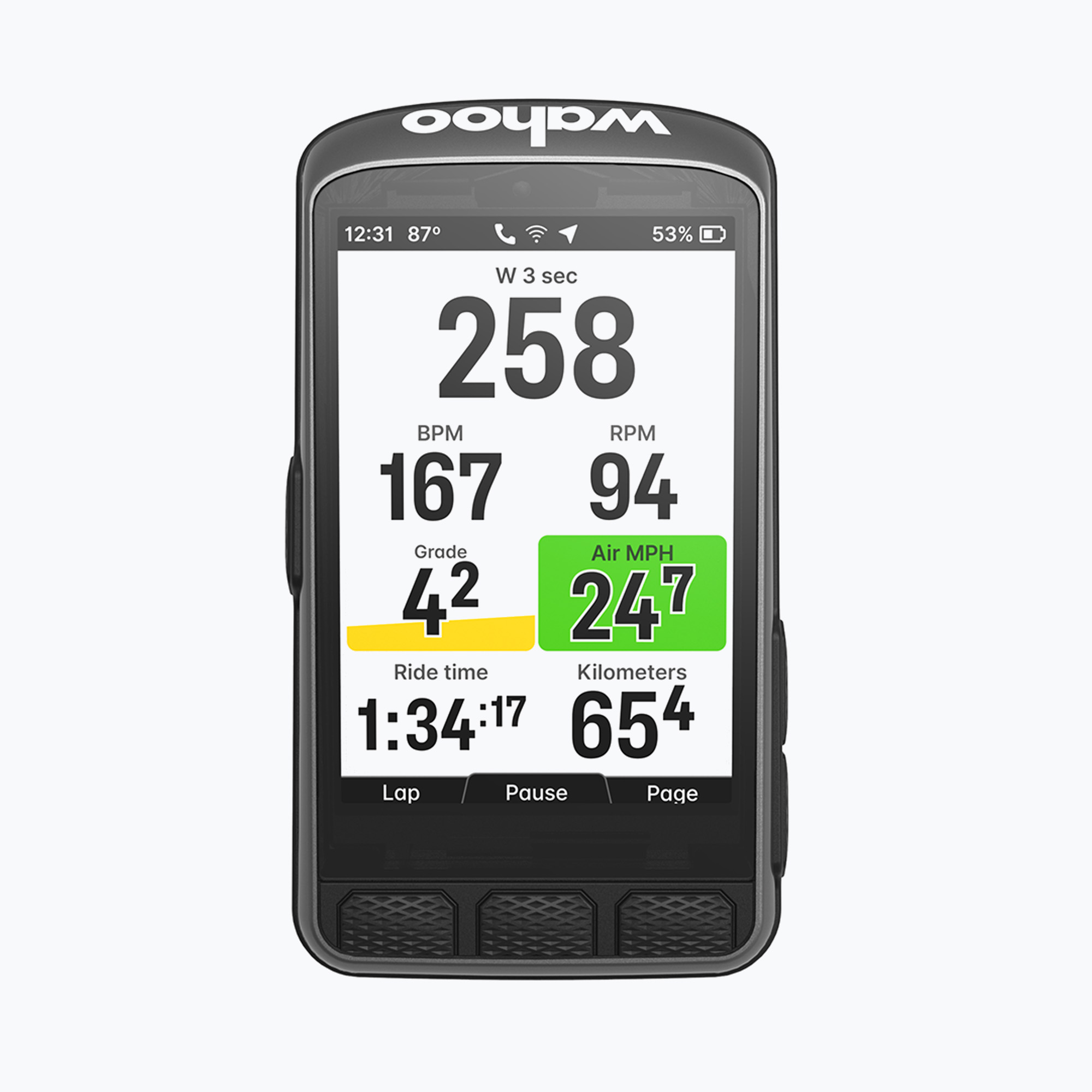 Sistema di navigazione GPS per biciclette Wahoo Elemnt Ace (Elemnt Ace GPS WFCC7)