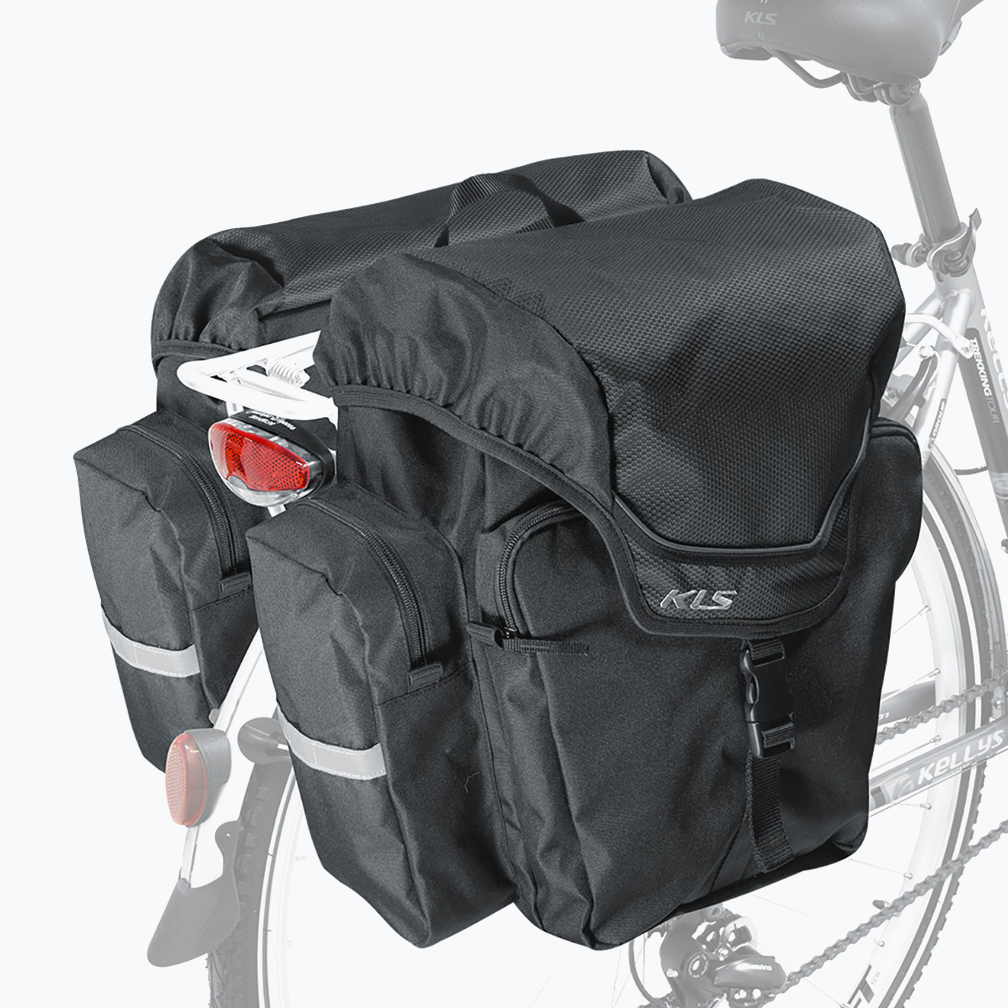 Kellys Adventure 40 l borsa da bicicletta nera (40 l) (Adventure 40 50711)