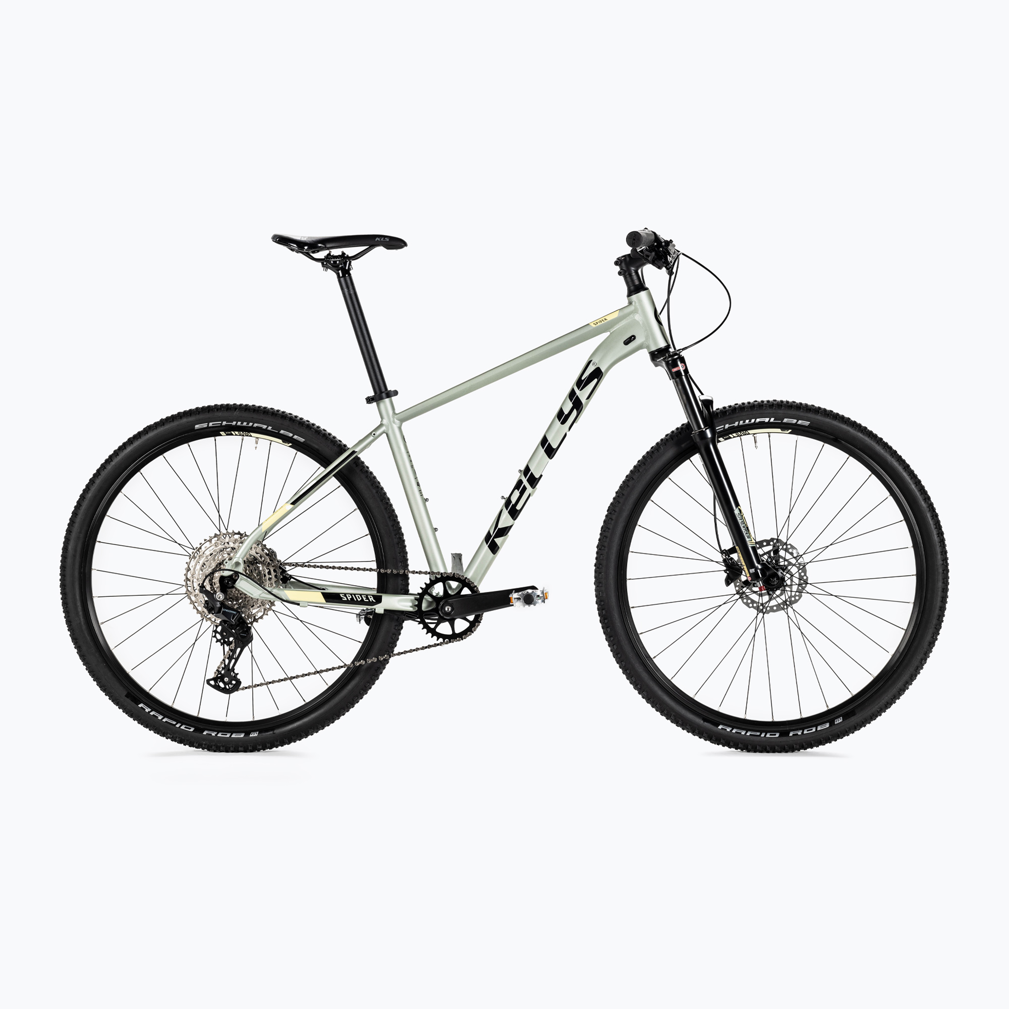 Kellys Spider 90 29" mountain bike grigio/verde (L) (Spider 90 29" 76266)