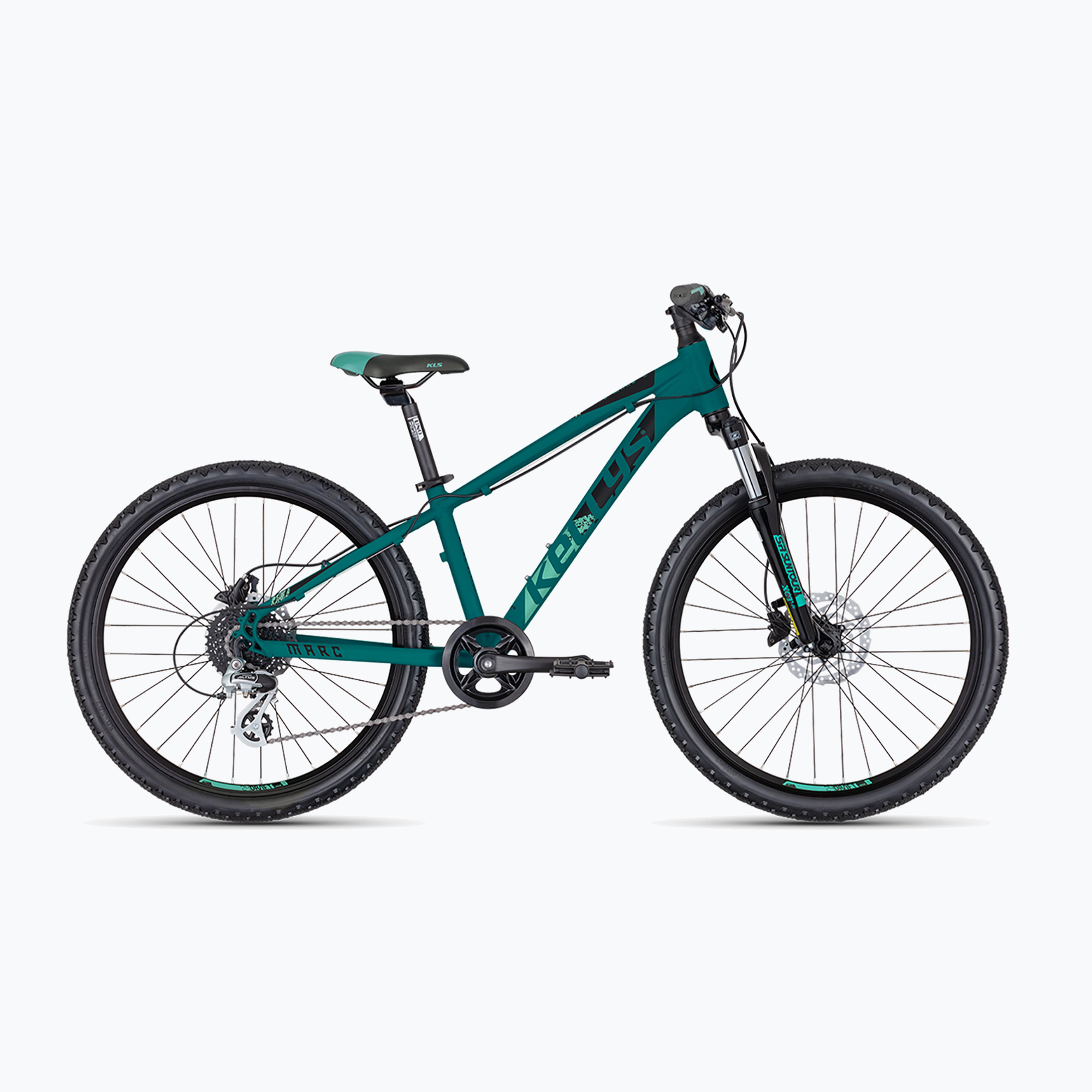 Bicicletta per bambini Kellys Marc 90 24" verde acqua (Marc 90 24" 79486)