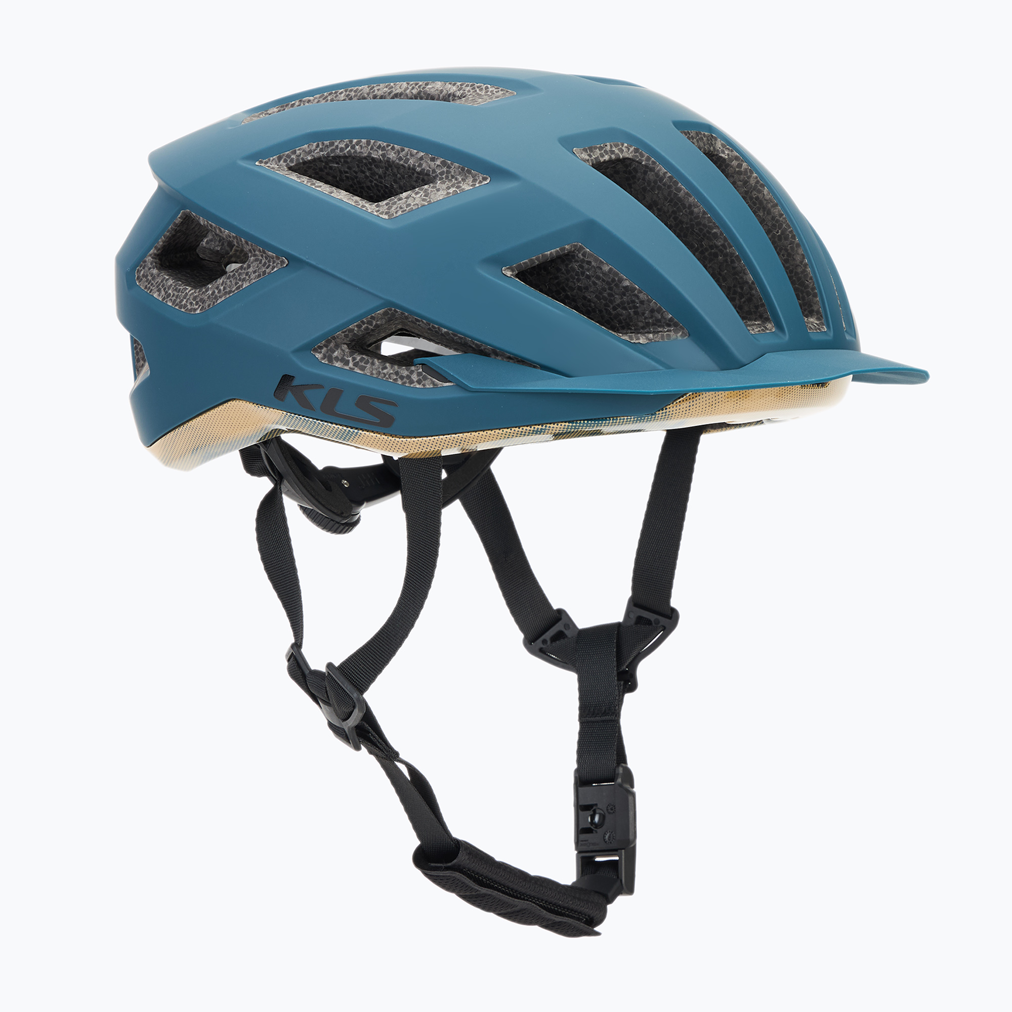 Casco da bicicletta Kellys Dynamic II blu temporale (58-61 cm (L-XL)) (Dynamic II 80847)