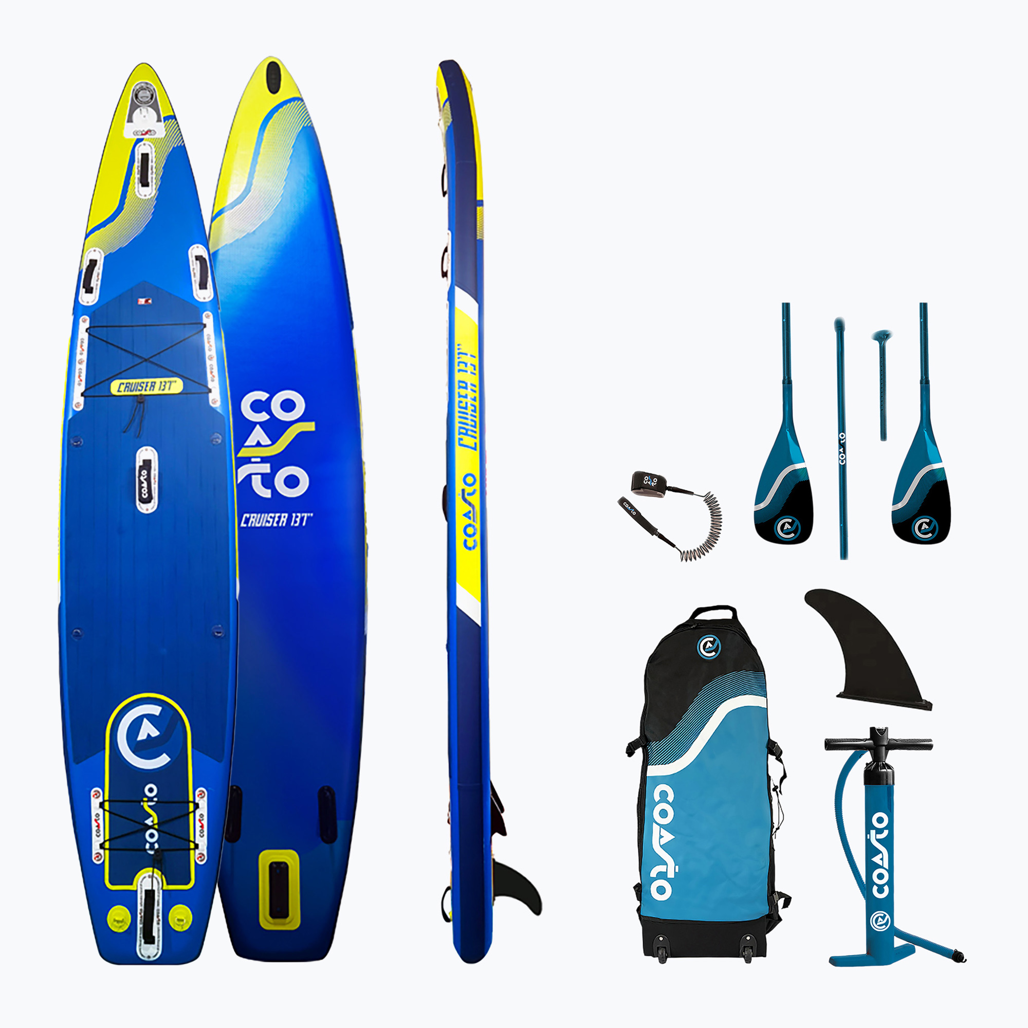 Tavola da SUP Coasto Cruiser 13'1'' blu
