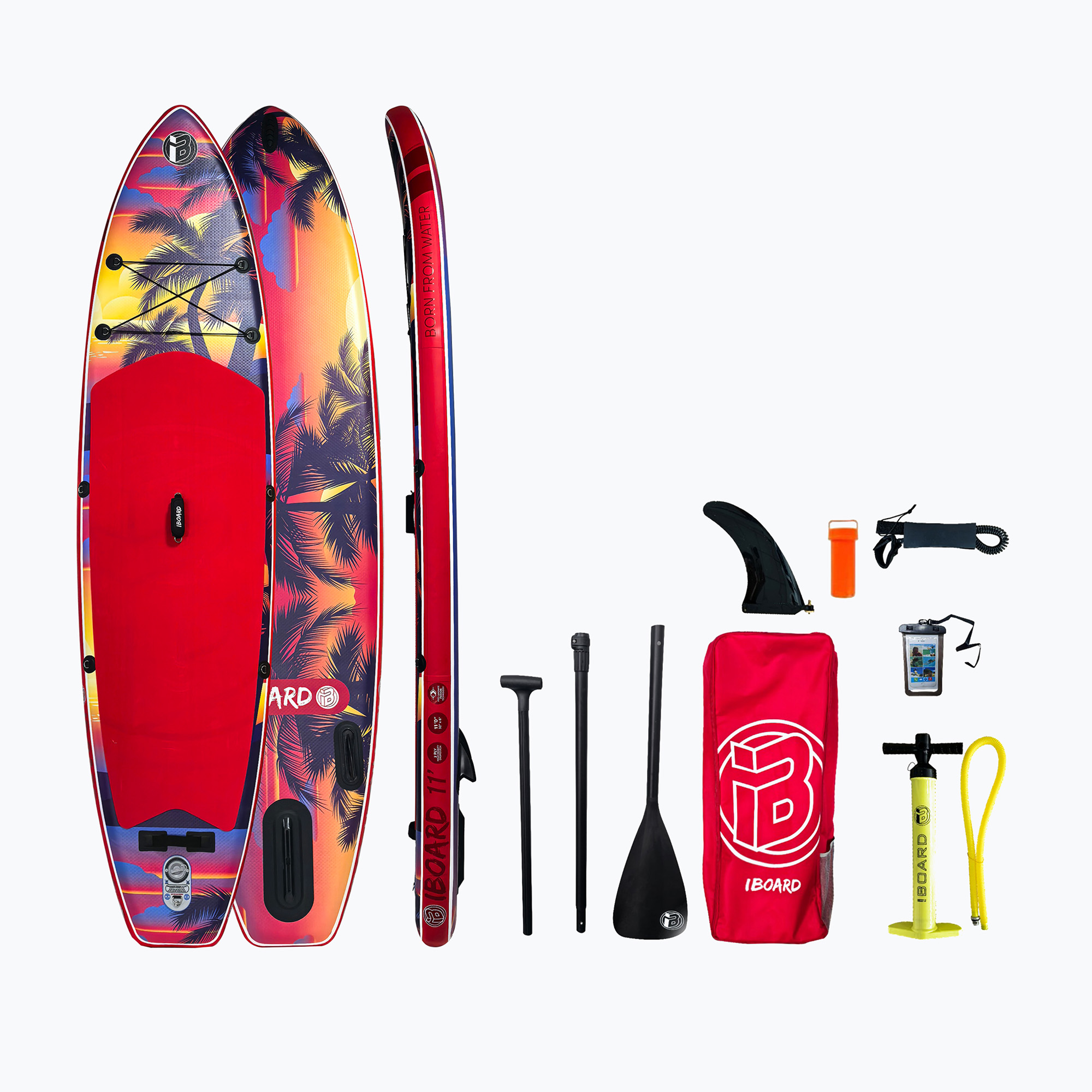 Tavola da SUP iBoard Red Palm 11' (335 cm) (Red Palm 11' 12515765-IB-2)