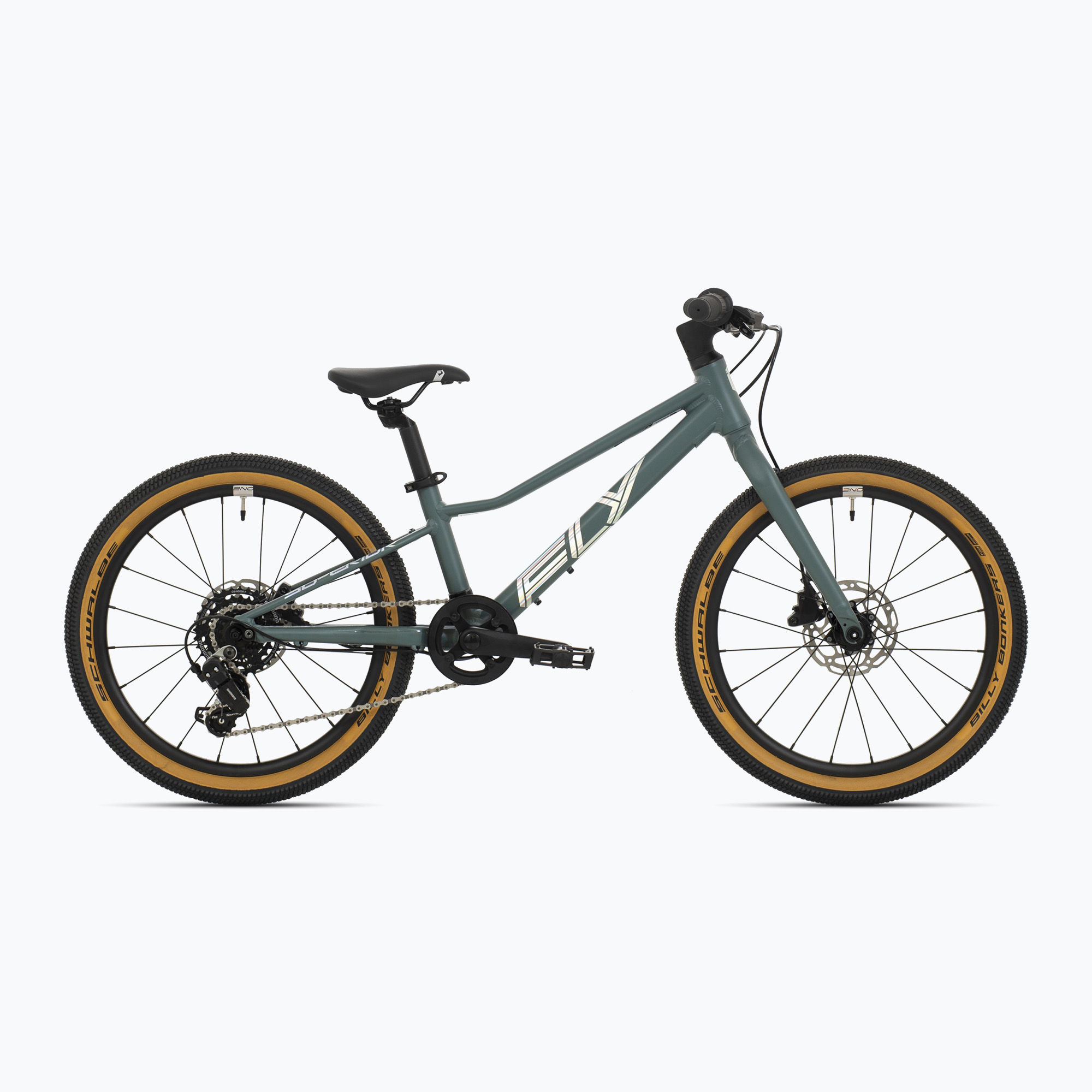 Bicicletta per bambini Superior F.L.Y. 20 VB verde trooper opaco/ologramma cromato (9.0") (F.L.Y. 20 VB 801.2023.20003)