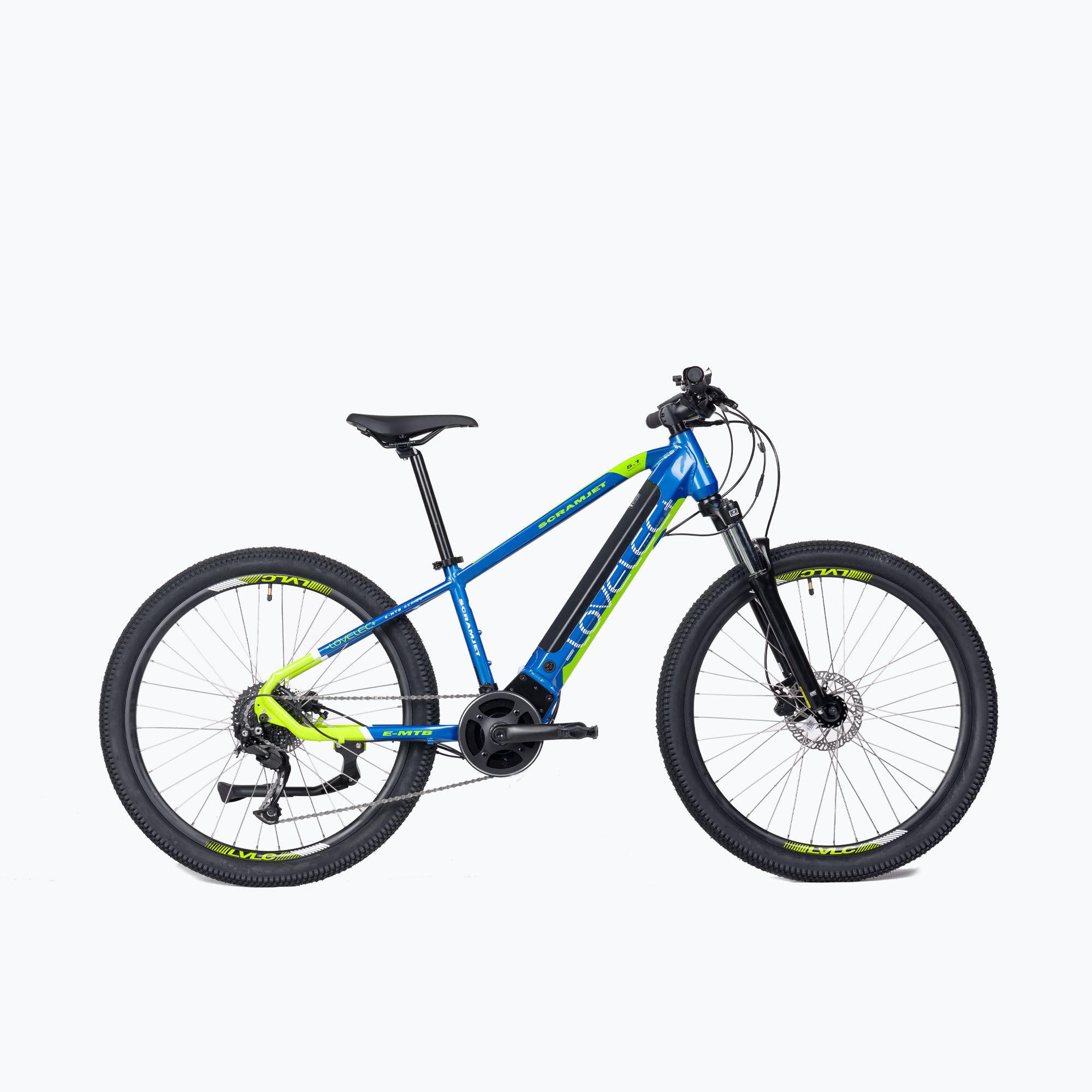 Bicicletta elettrica per bambini LOVELEC Scramjet 36V 15Ah 540Wh blu/verde (14'') (Scramjet 15Ah B400345)