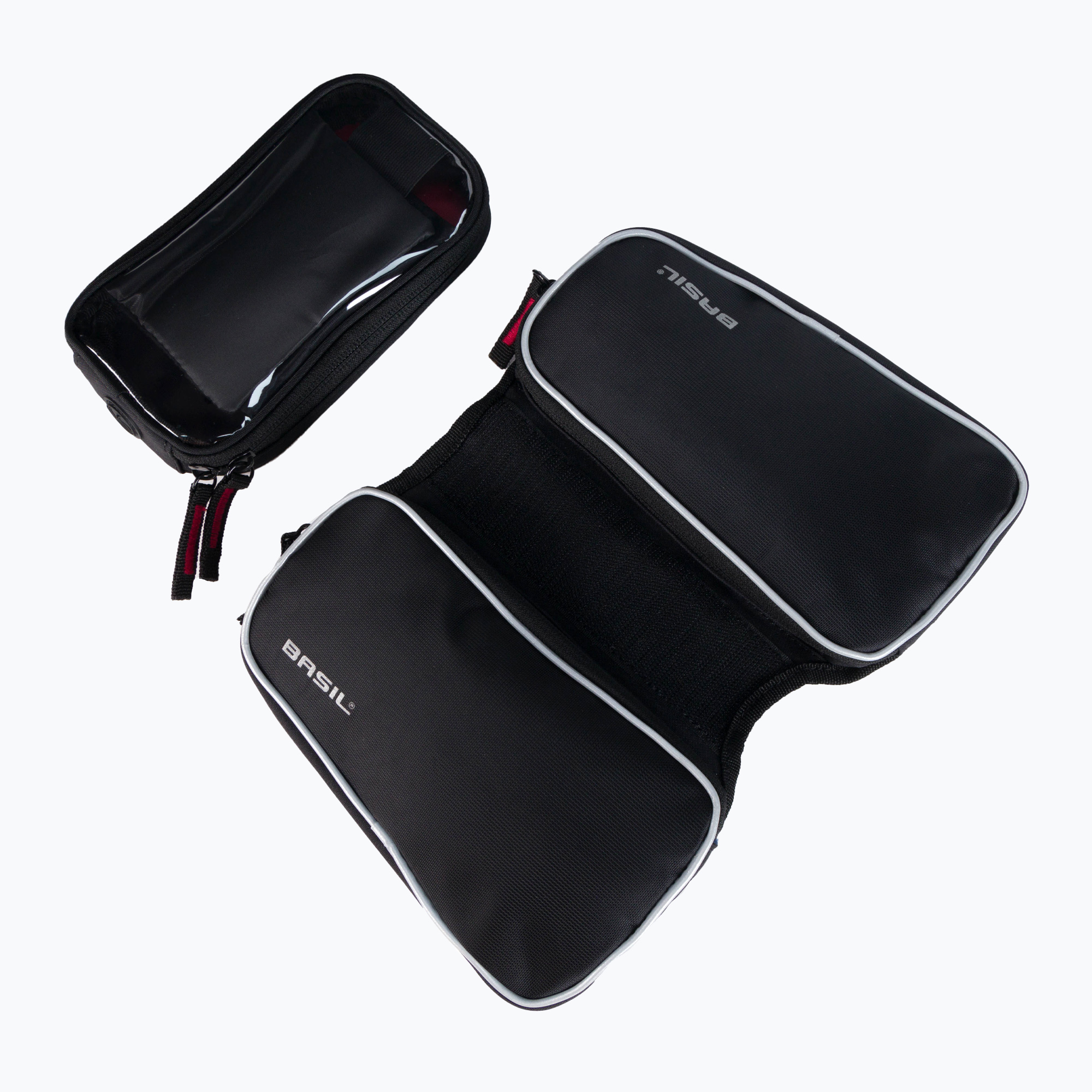 Basil Sport Design Borsa da bicicletta a doppio telaio 1,5 l nero (Sport Design Double Frame Bag B 18044)