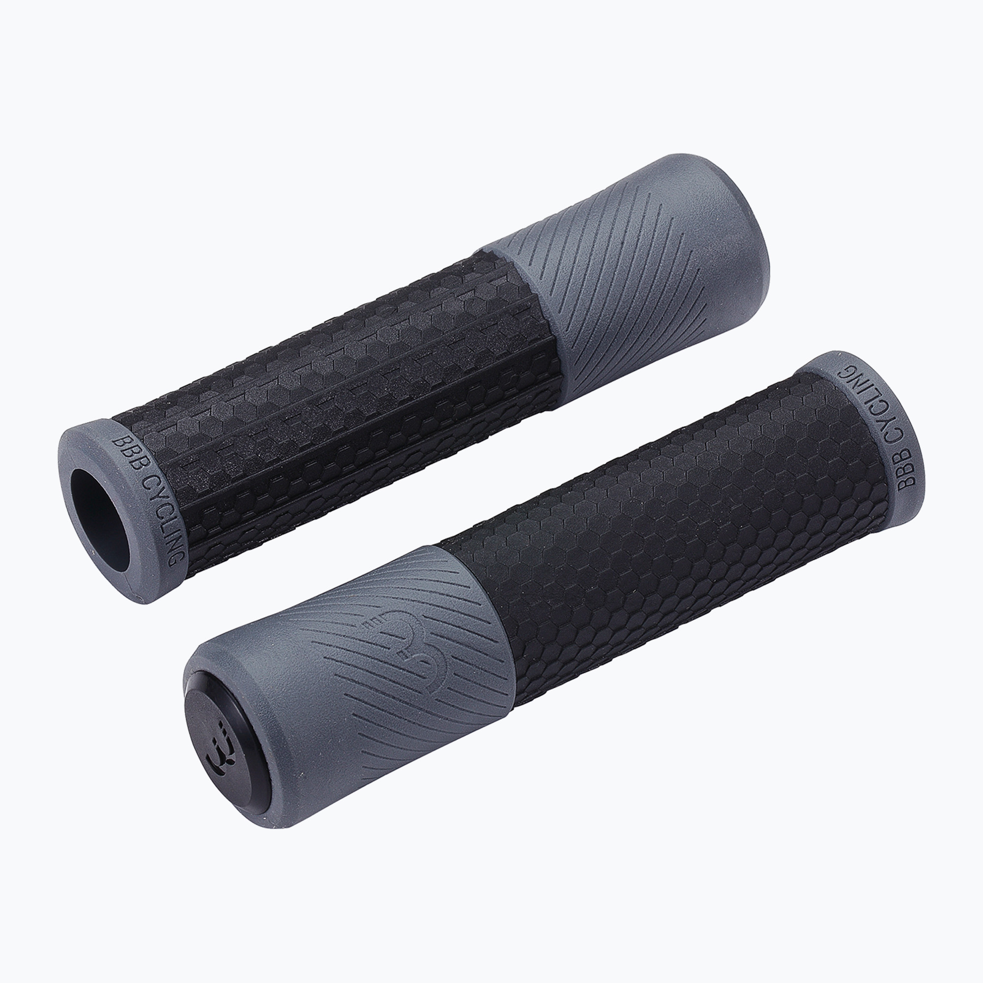 Manopole per manubrio BBB Cycling Viper nero/grigio (92 mm) (Viper BHG-97/BLACK-GREY)