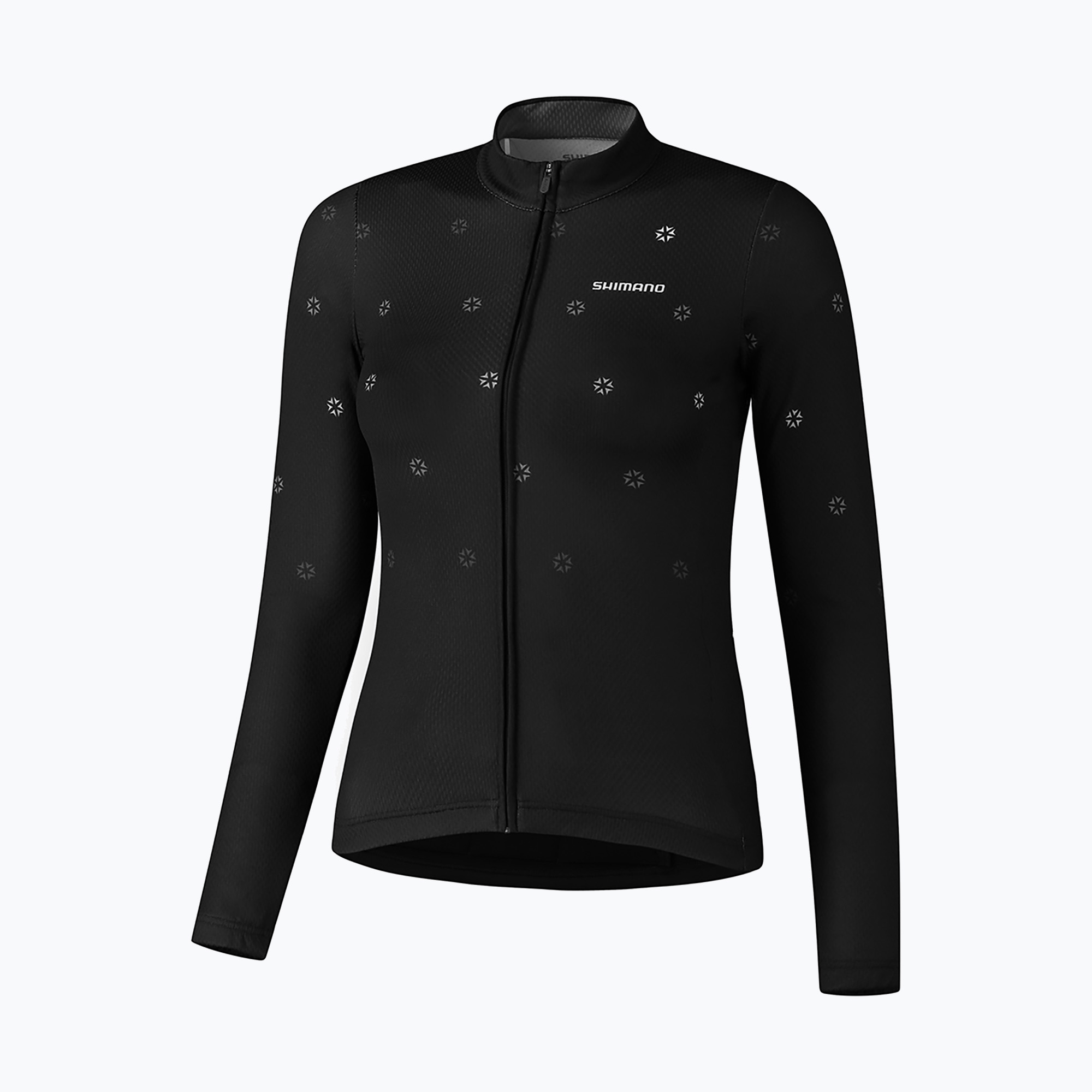 Felpa ciclismo donna Shimano Kaede Printed Jersey nero (L) (Kaede Printed Jersey PCWJSPWUE12WL0114)