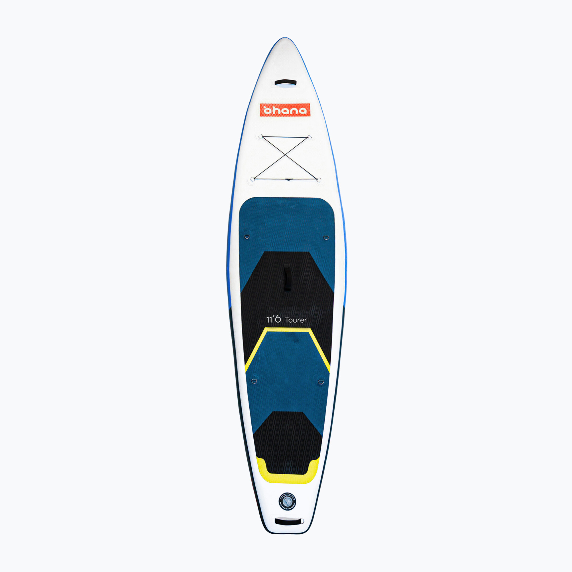 Tavola da SUP Ohana Tourer 11'6'' blu/giallo