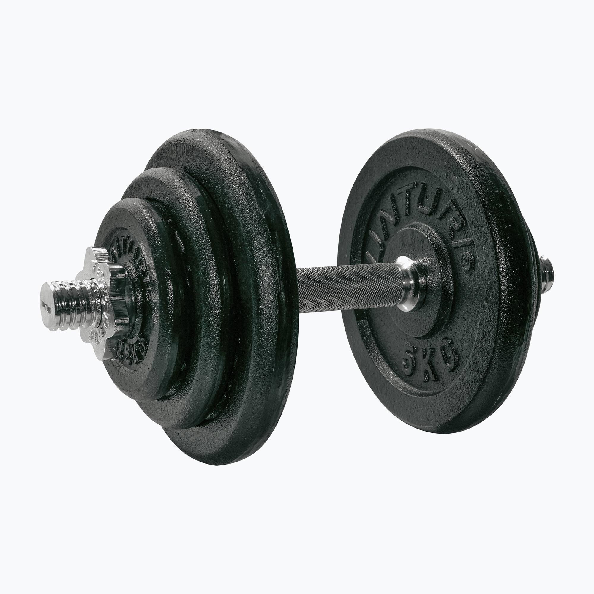 Tunturi Dumbbellset 20 kg manubrio regolabile nero