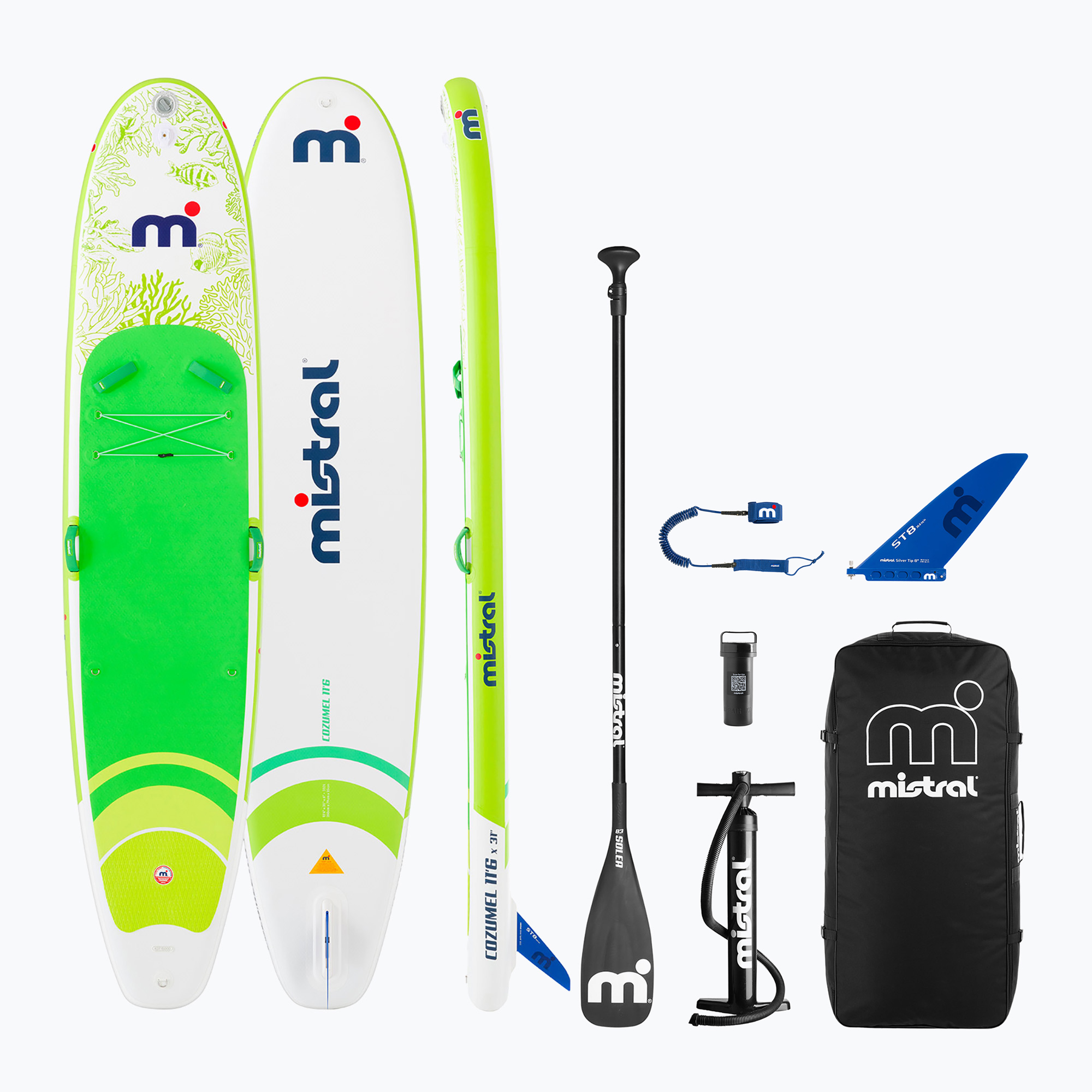 Tavola da SUP Mistral Cozumel 11'6" tavola verde/bianca