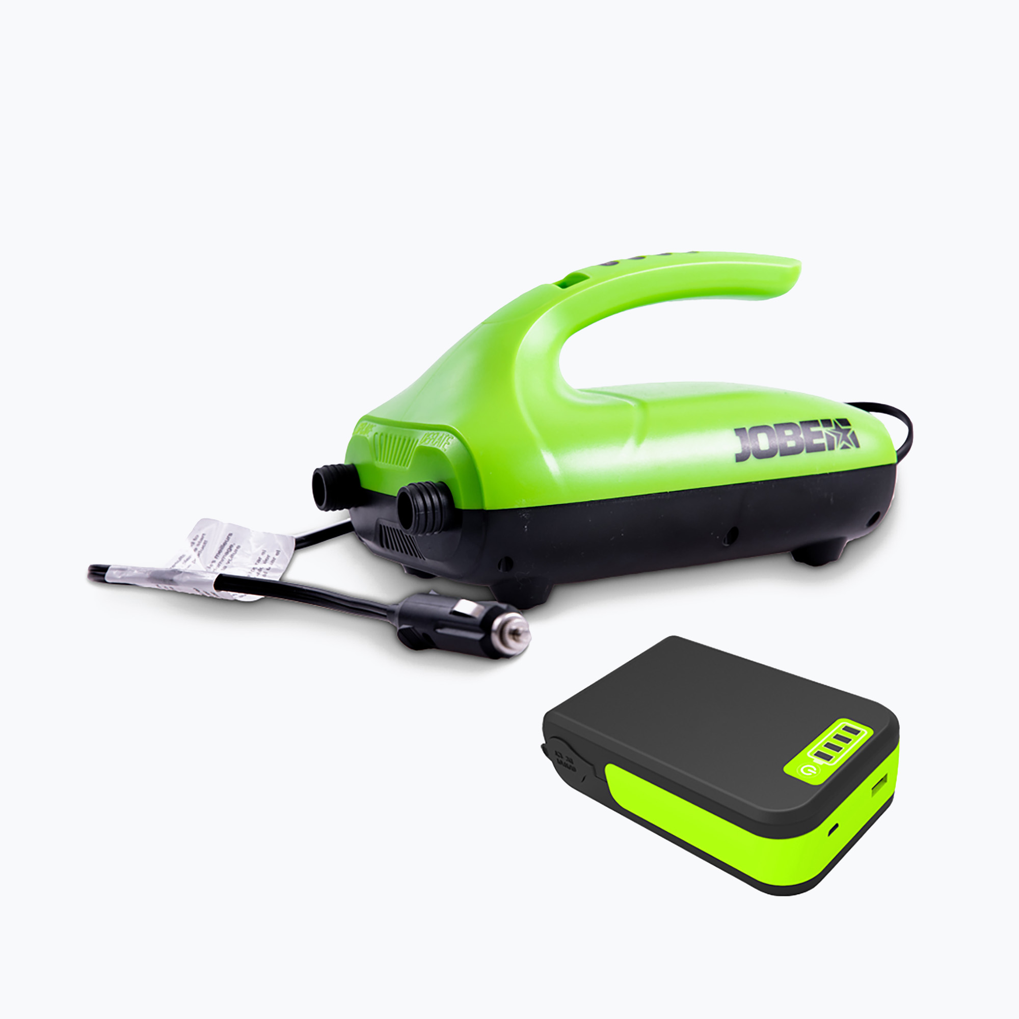JOBE Aria elettrica portatile con borsa USB verde