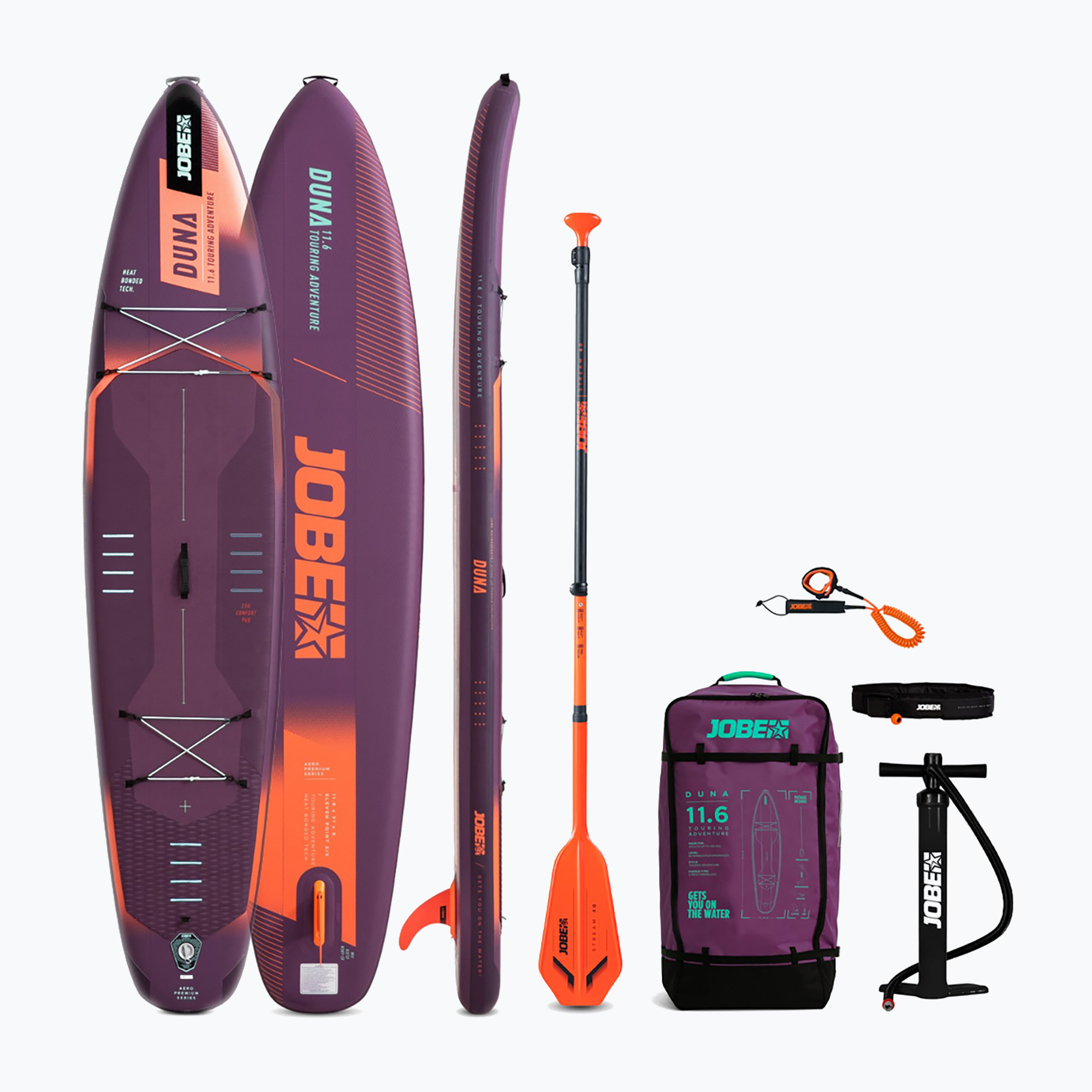 JOBE Aero Duna SUP Board Package 11'6" viola tramonto