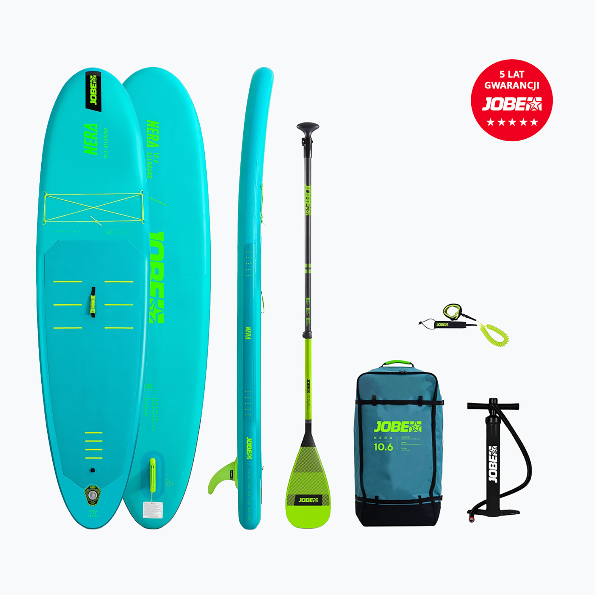 Pacchetto tavola da SUP JOBE Nera 10'6" (320 cm) (Nera SUP Board Package 10'6" 486425012)