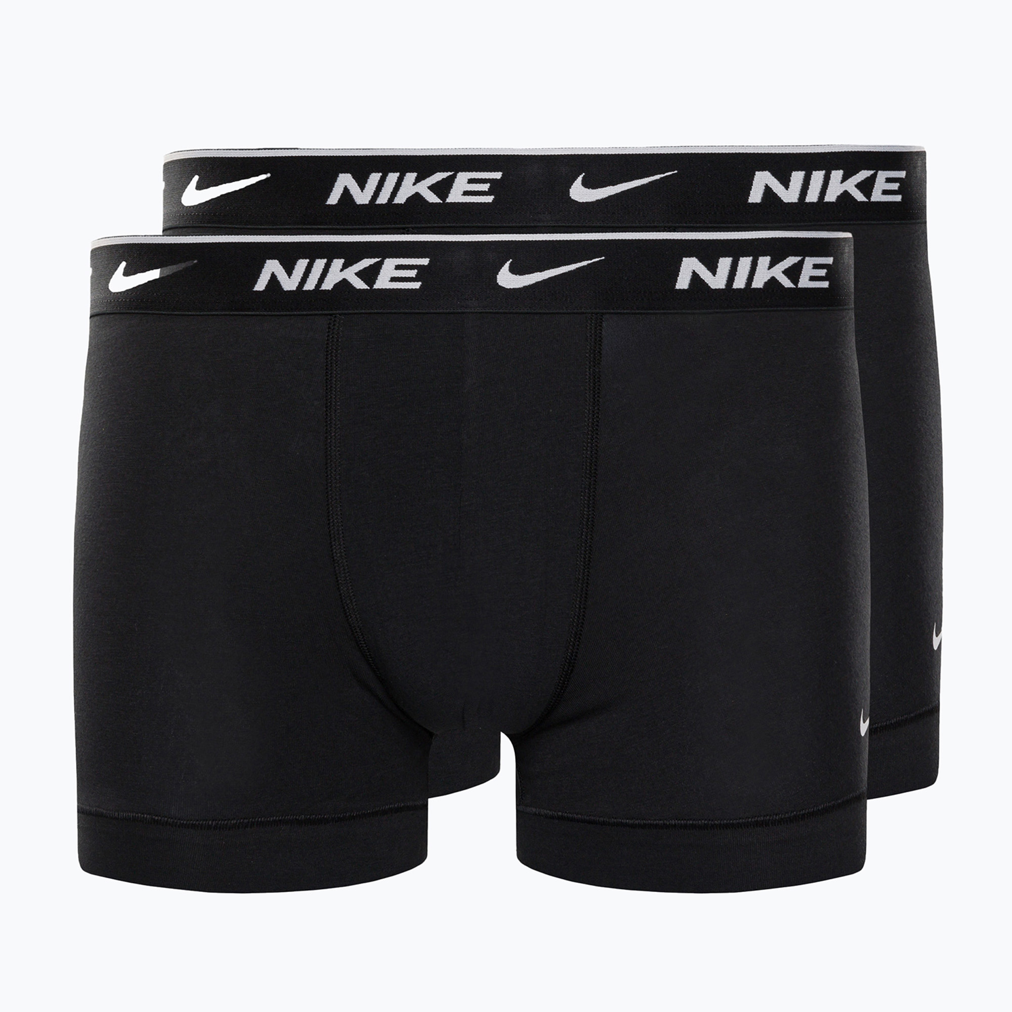 Boxer da uomo Nike Everyday Cotton Stretch Trunk 2 paia nero (M) (Everyday Cotton Stretch Trunk KE1085)