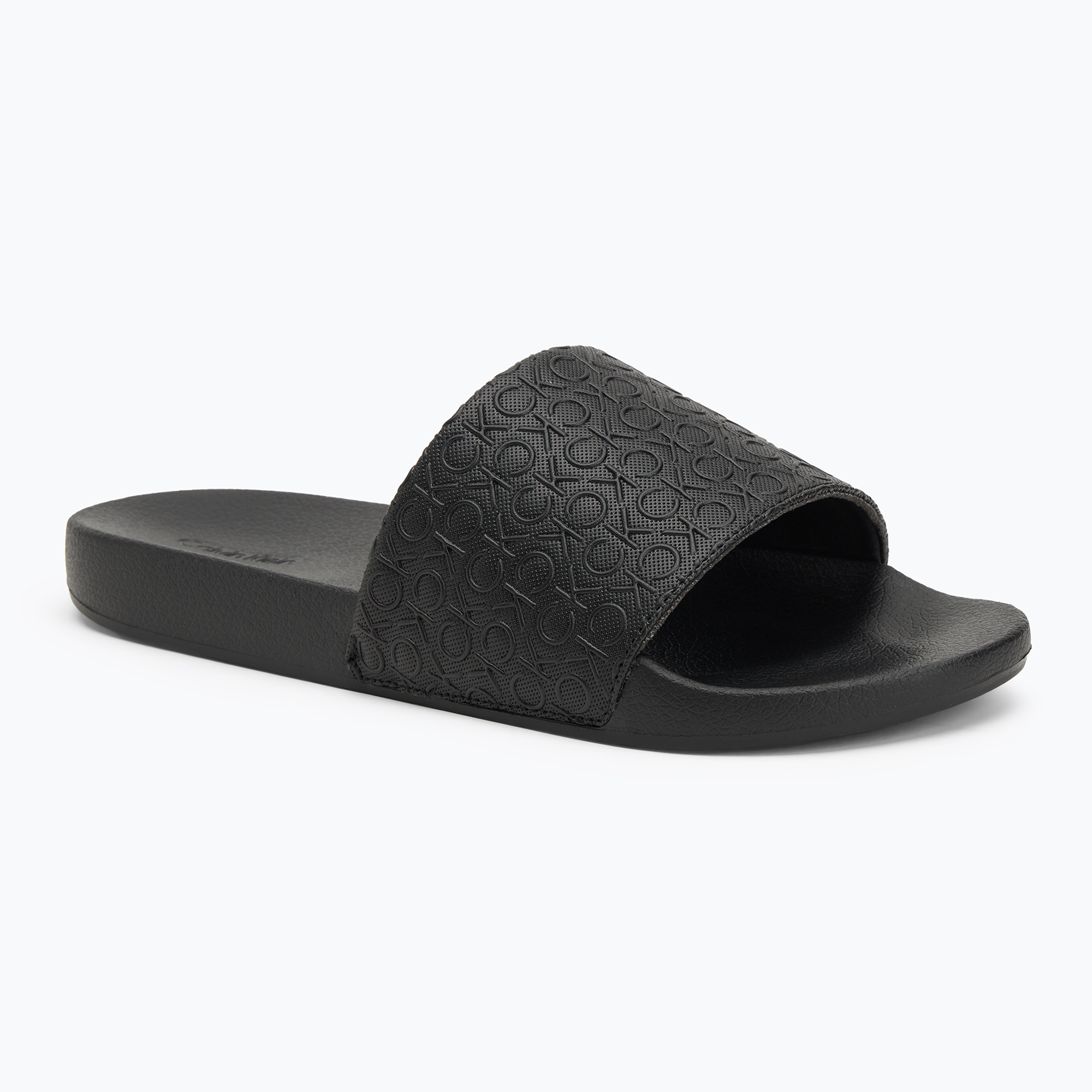 Calvin Klein infradito da uomo HM0HM01968 Pool Slide Mono Triple Black (44 EU) (Pool Slide MonoHM0HM019680GJ)