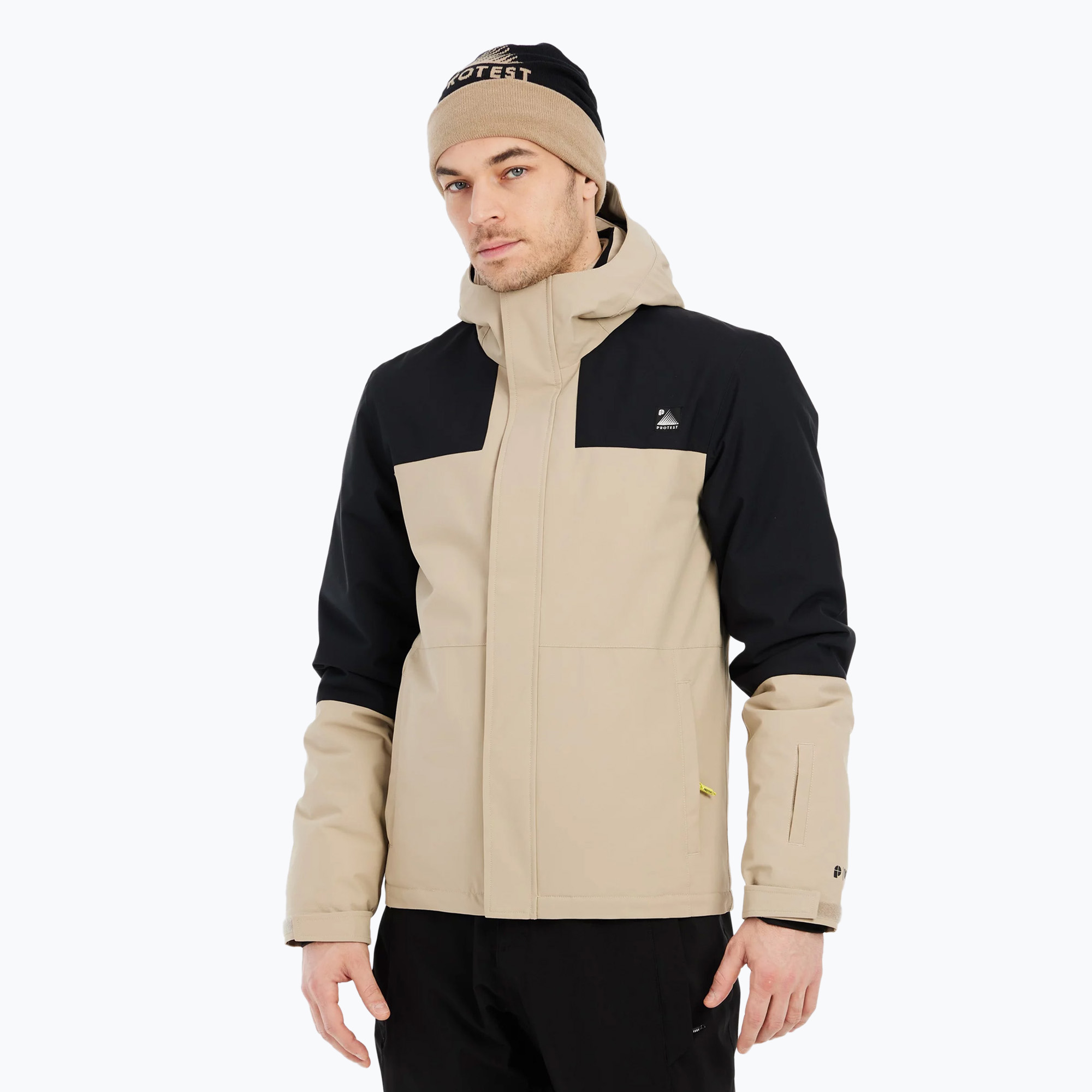 Giacca da snowboard Protest Prtchoose bambù beige da uomo (XXL) (Prtchoose 6710644/567)