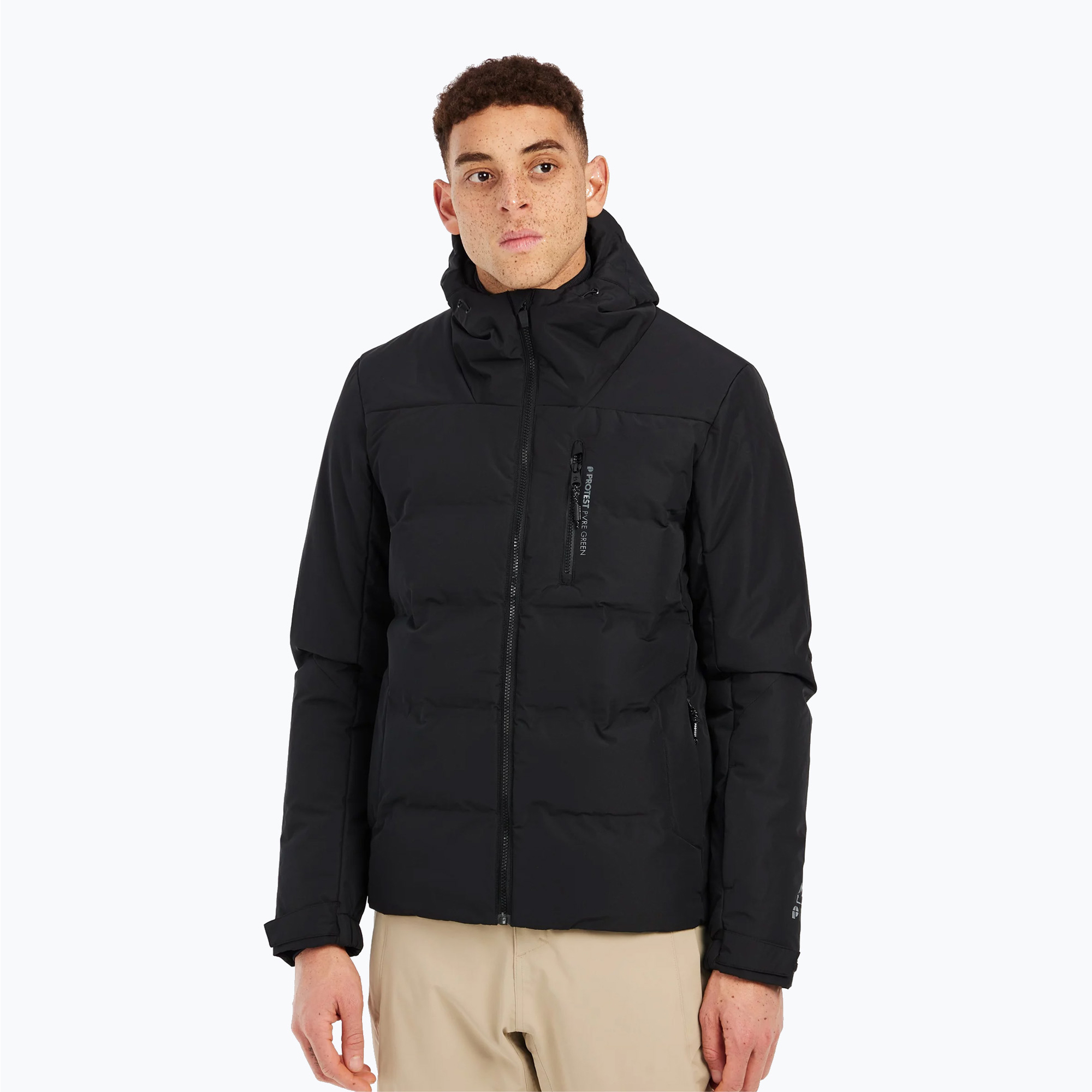 Giacca da snowboard Protest Prtsuperior24 da uomo nero vero (L) (Prtsuperior24 6711244/290)