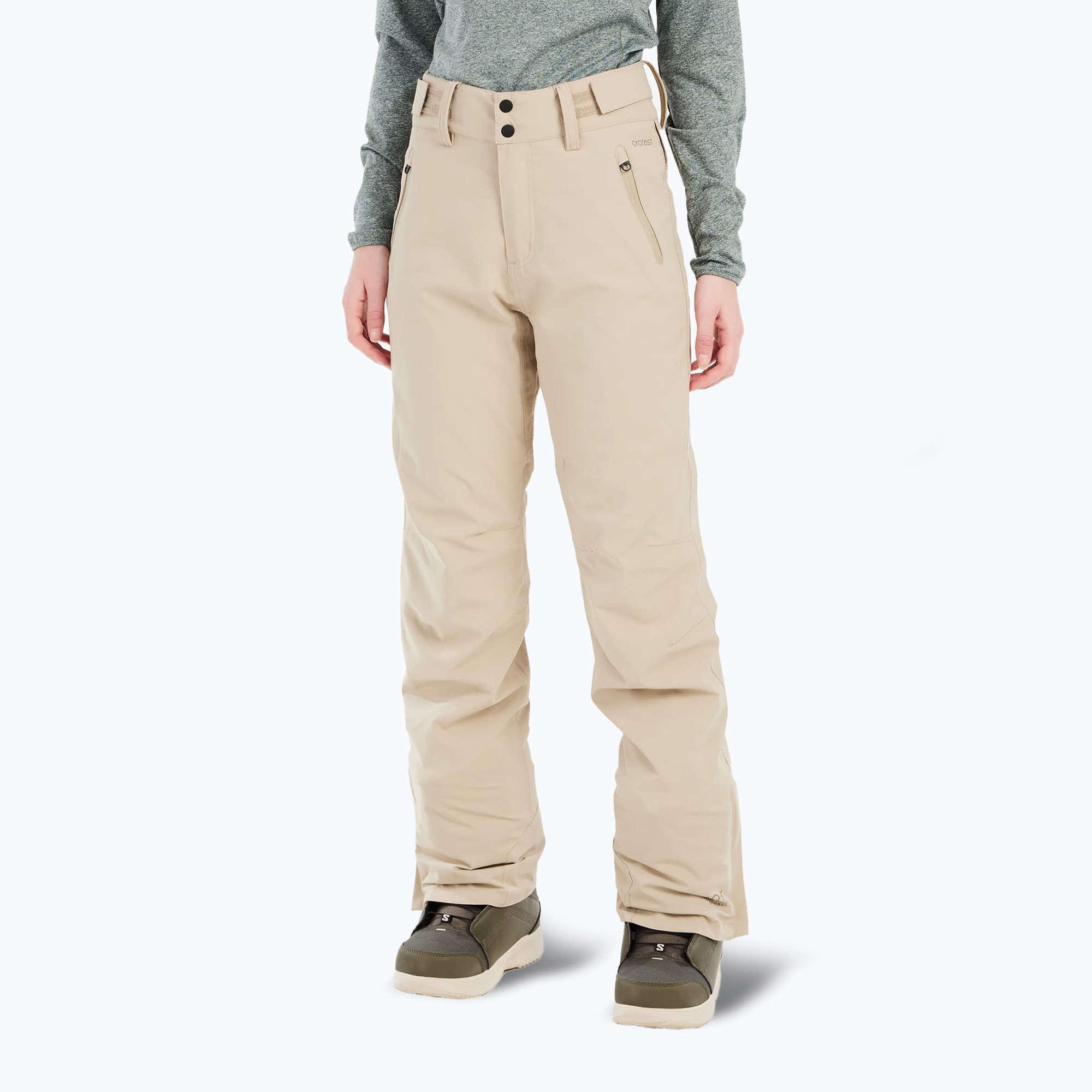 Pantaloni da snowboard da donna Protest Prtcinnamones bamboobeige (S) (Prtcinnamones 4612400/567)