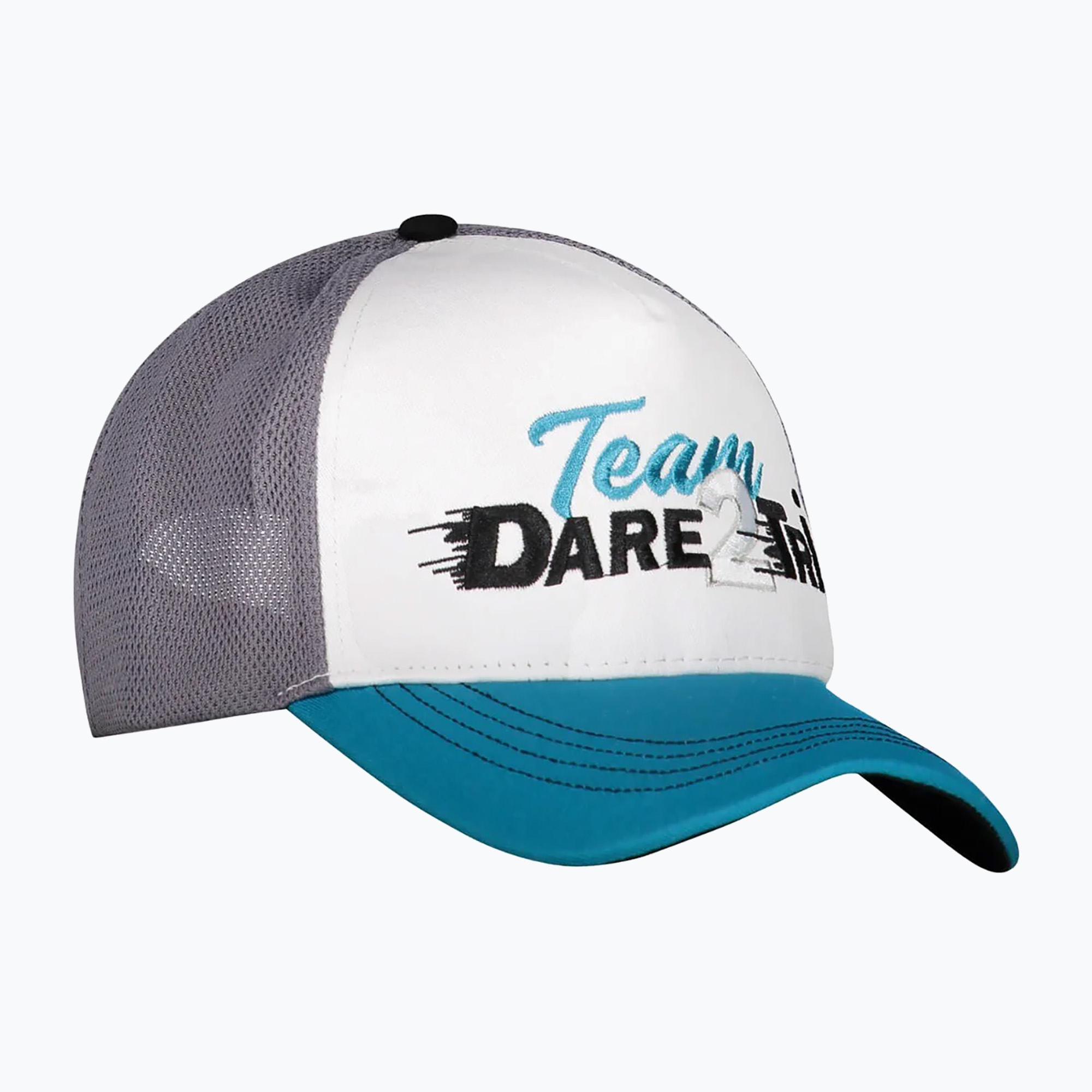 Cappello da baseball Dare2Tri Truckers bianco/grigio (Truckers 19920W-G)