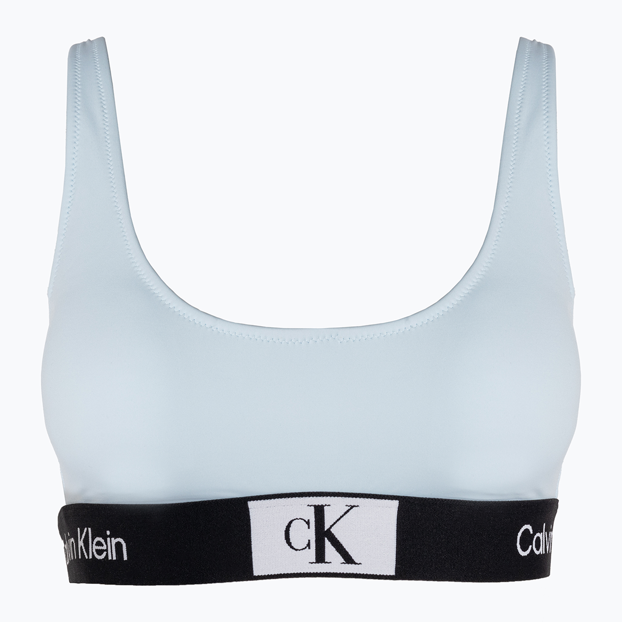 Calvin Klein Bralette-Rp top costume da bagno blu (L) (Bralette-Rp KW0KW02257CYR)