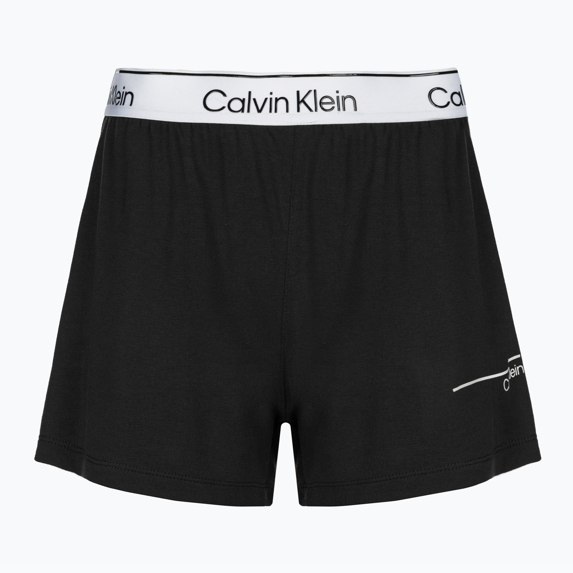 Pantaloncini da bagno rilassati Calvin Klein donna, nero (XS) (Relaxed Short KW0KW02477BEH)