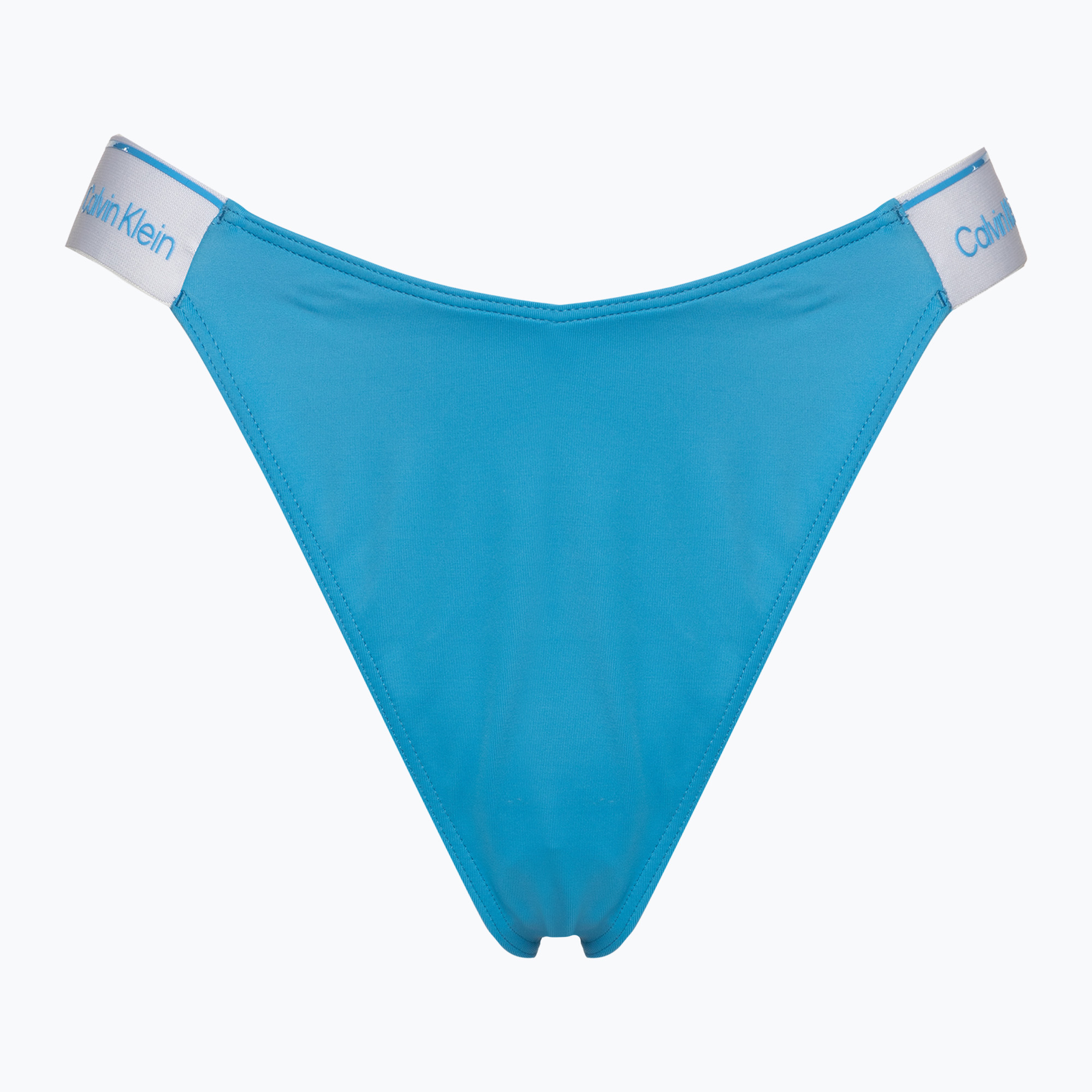 Calvin Klein Delta Slip bikini blu malibu (XS) (Delta Bikini KW0KW02430CGY)