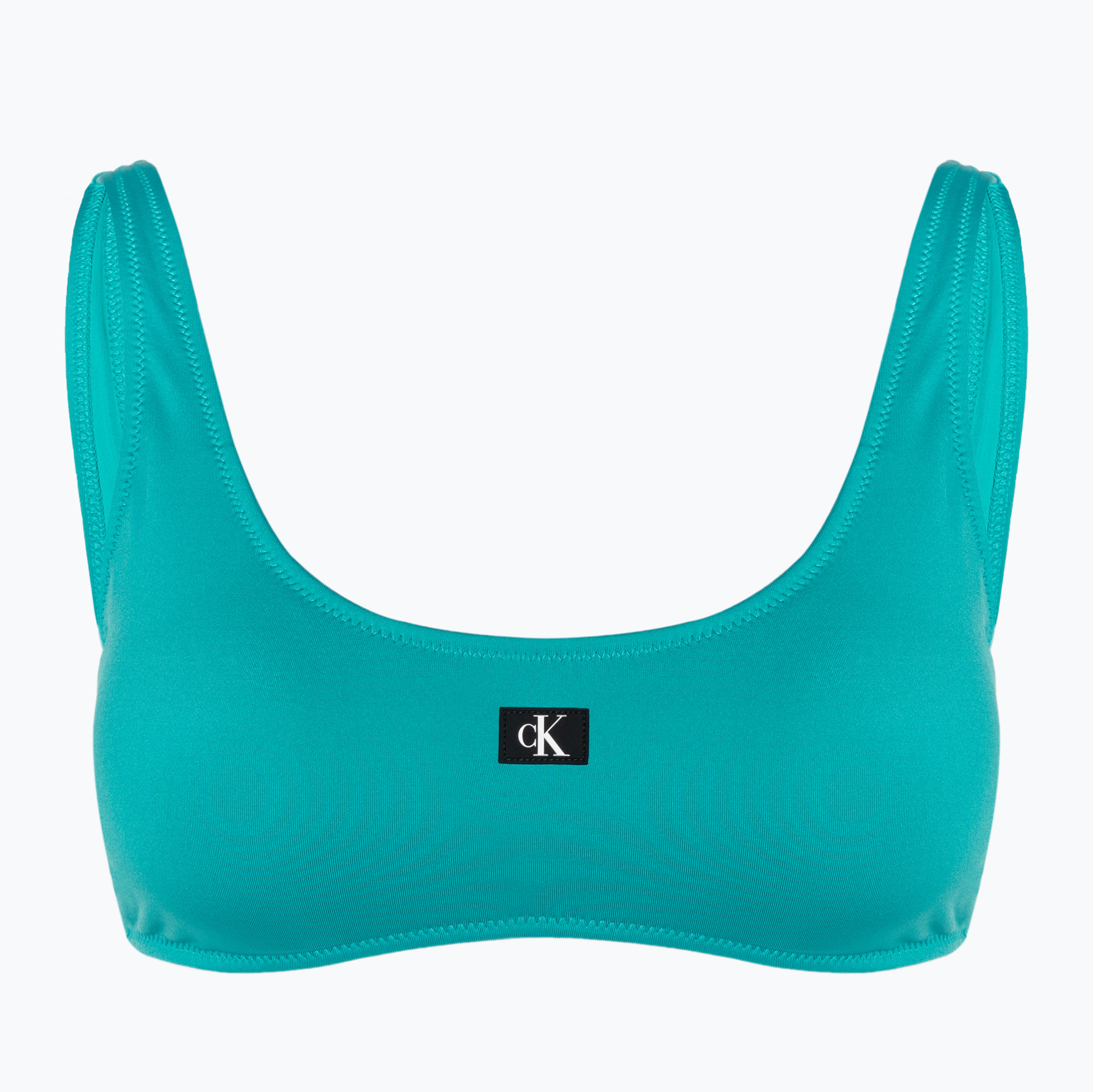 Calvin Klein Bralette-RP top costume da bagno blu oceano (S) (Bralette-RP KW0KW02344D09)