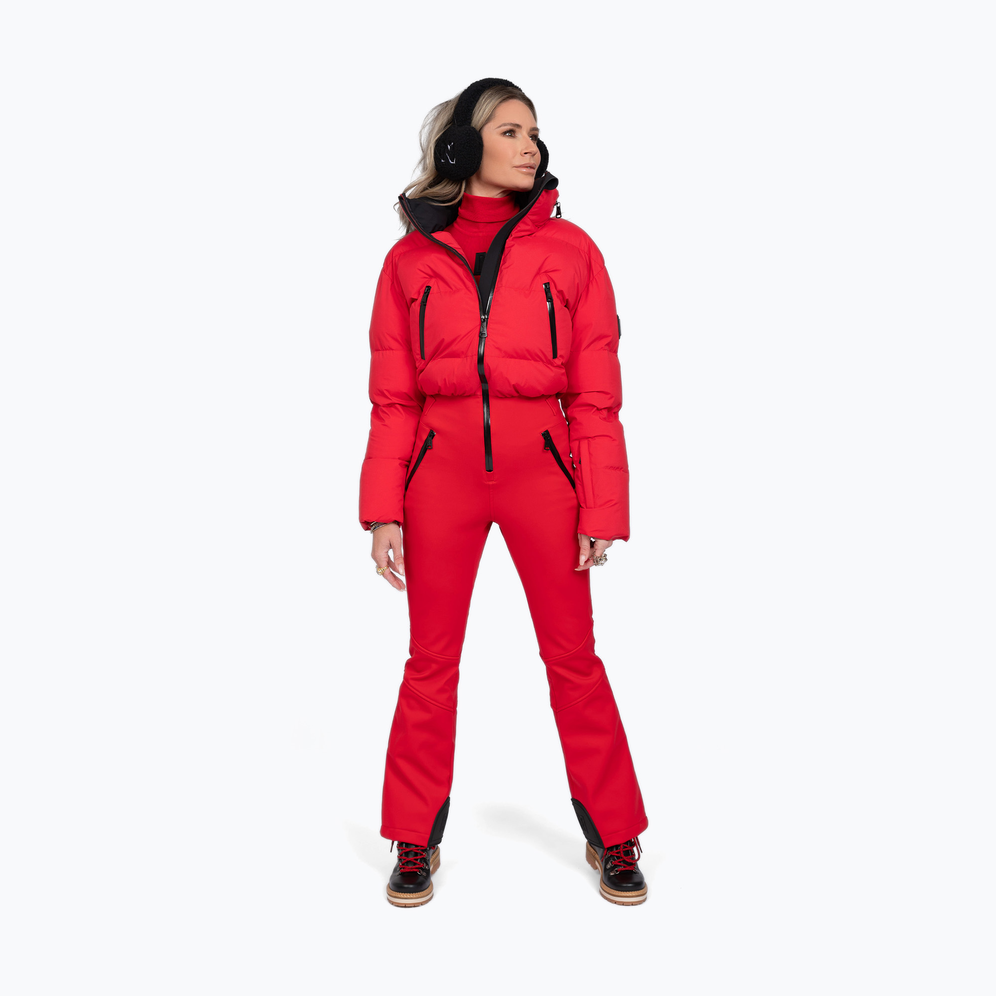 Tuta da sci donna Nikkie Gemma Ski rosso (36) (Gemma Ski N 2-249 2407)