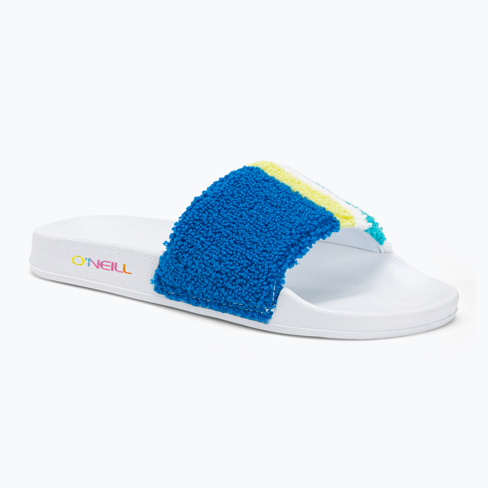 Infradito O'Neill Brights Slides da donna con strisce di asciugamano blu (38 EU) (Brights Slides 1400032-35102)