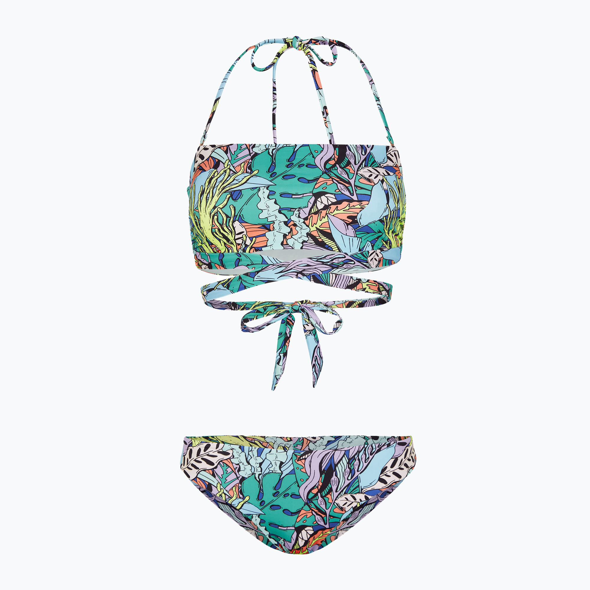 Costume da bagno a due pezzi da donna O'Neill Jen Maoi Bikini blue comic seaweed (40) (Jen Maoi 1800119-35096)